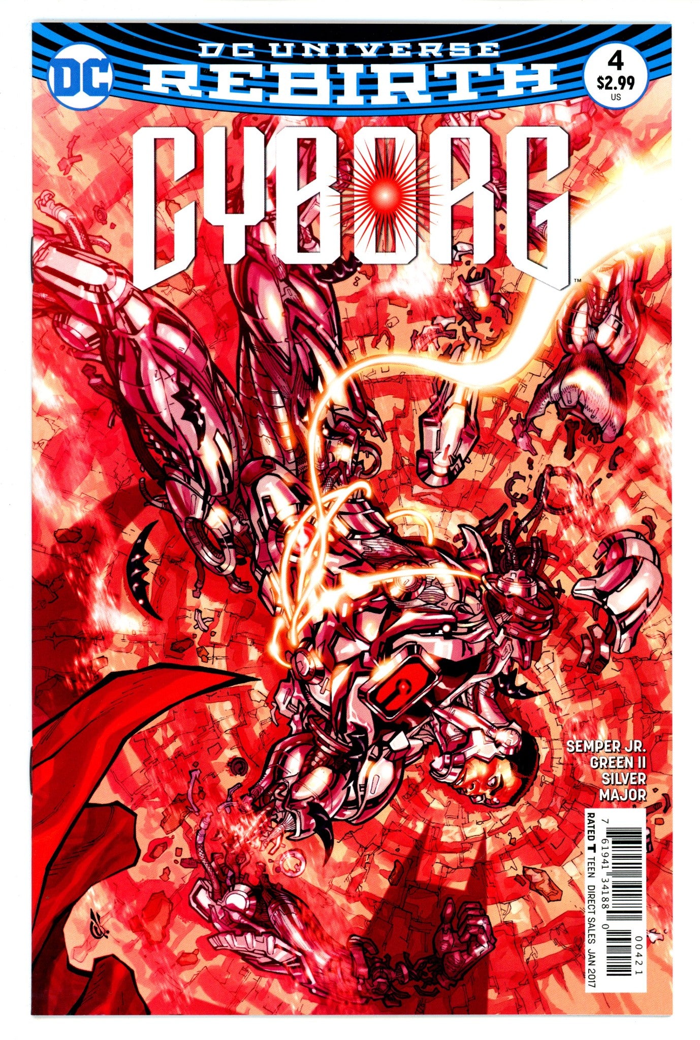 Cyborg Vol 2 4 High Grade (2017) D'Anda Variant 