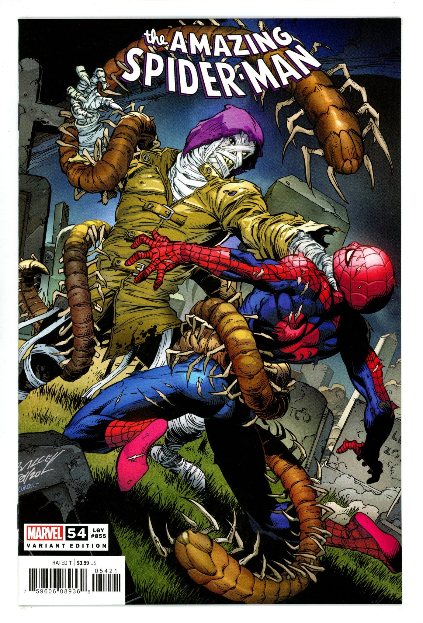 Amazing Spider-Man Vol 5 54 (855) High Grade (2021) Bagley Variant 