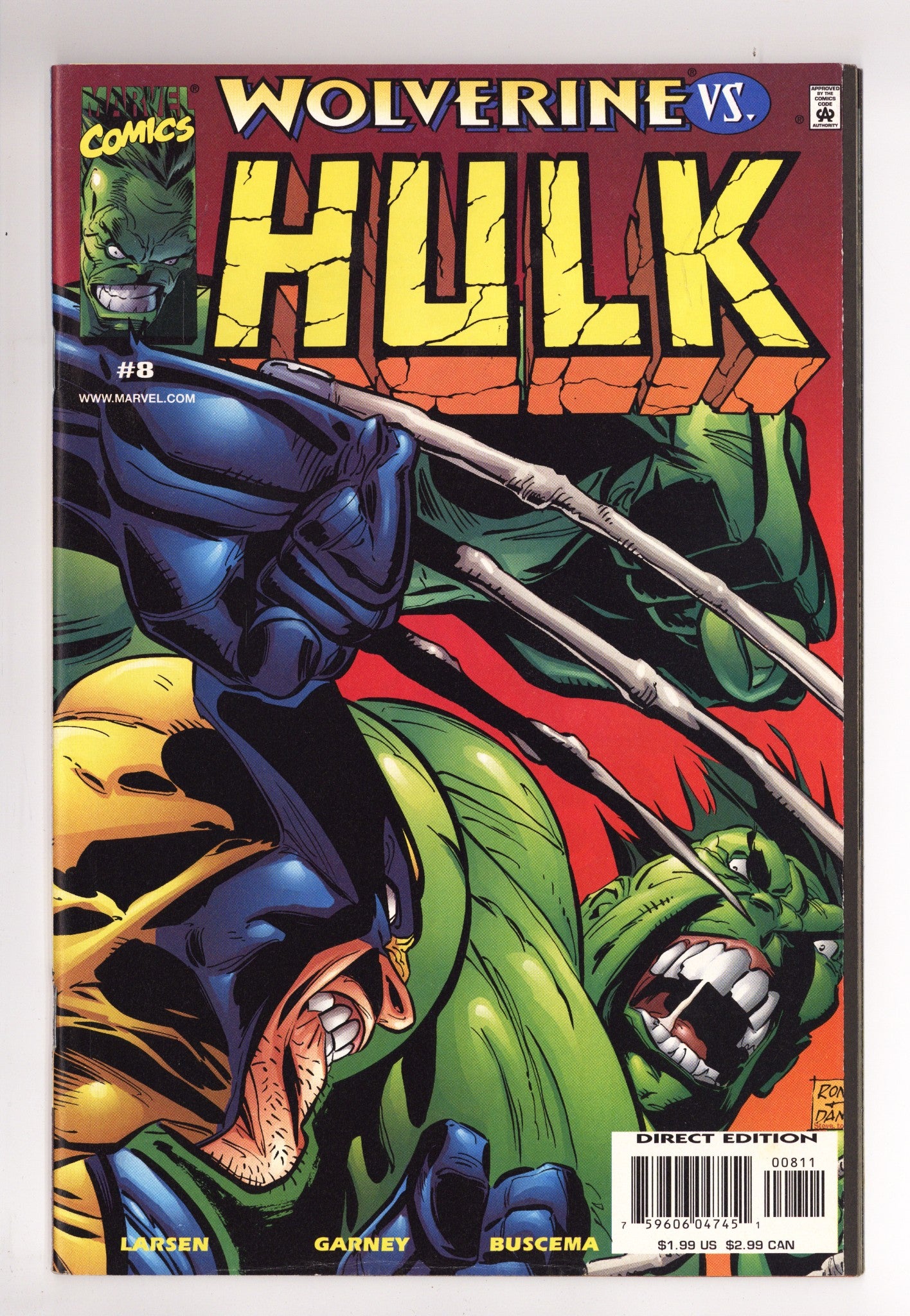 Hulk Vol 2 8 FN (6.0) (1999) 