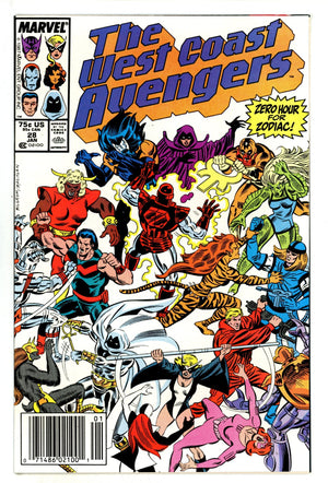 West Coast Avengers Vol 2 28  Mid Grade   (1988)   Newsstand