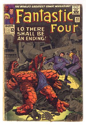 Fantastic Four Vol 1 43  GD (2.0)   (1965)