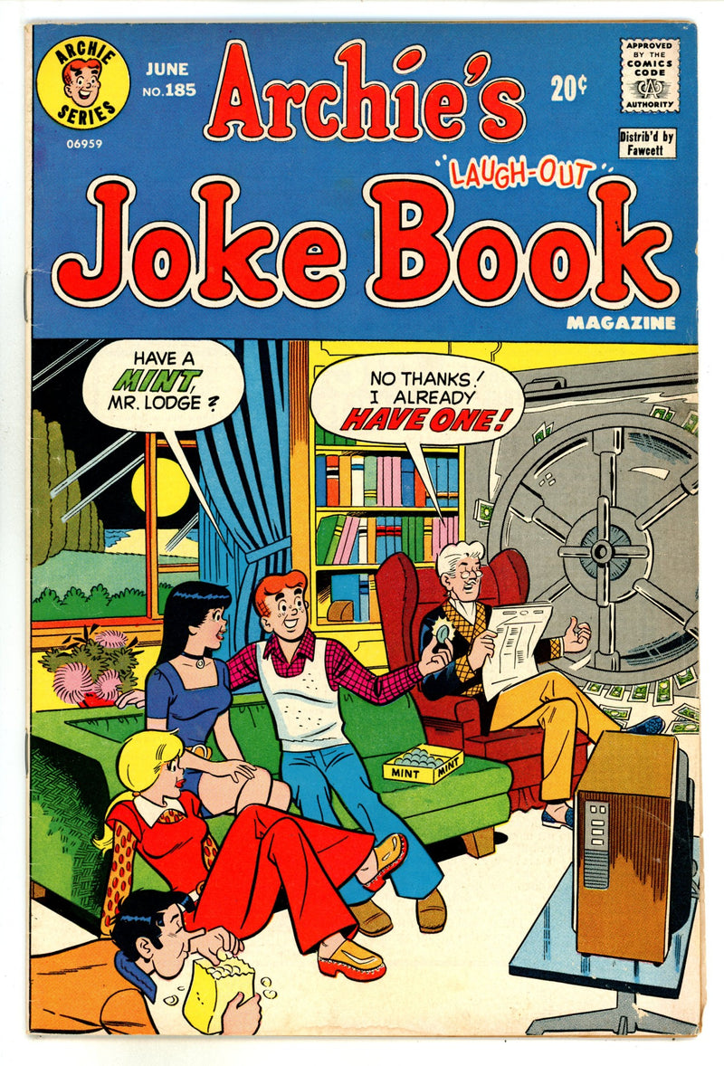 Archie's Joke Book Magazine 185 High Grade (1973) 