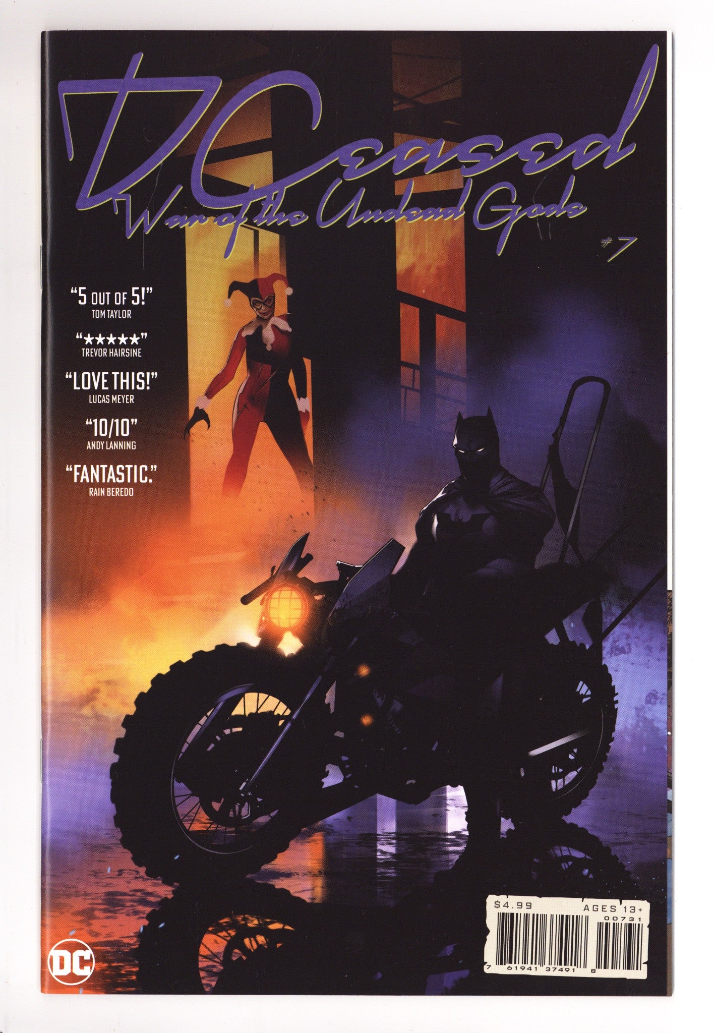 DCeased: War of the Undead Gods 7 High Grade (2023) Oliver Variant 