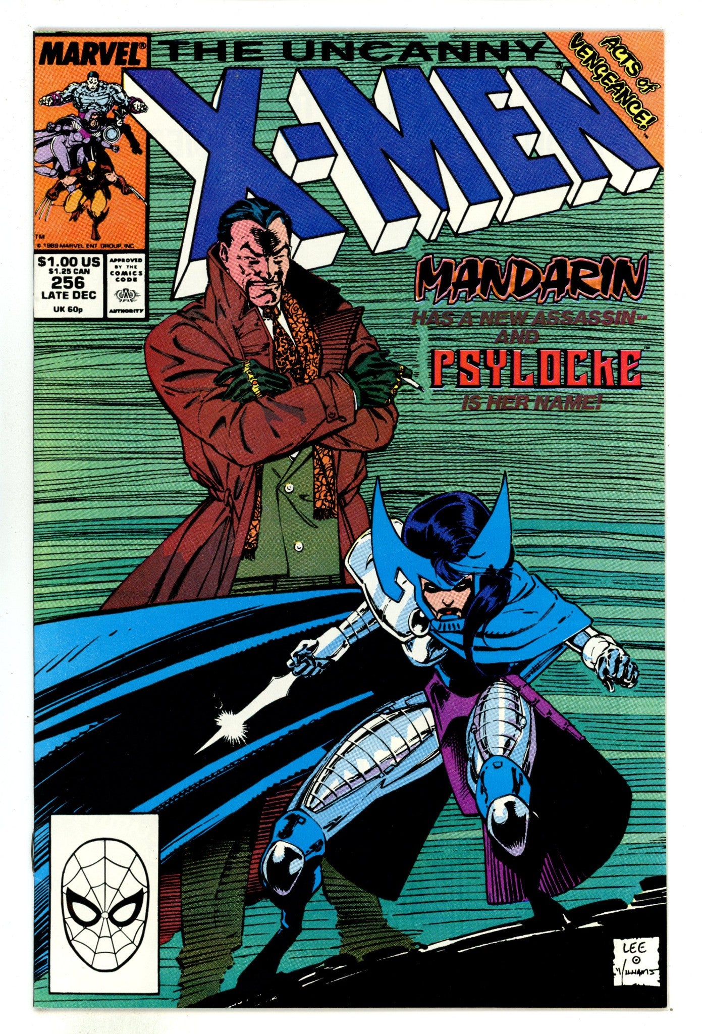 The Uncanny X-Men Vol 1 256 VF- (7.5) (1989) 