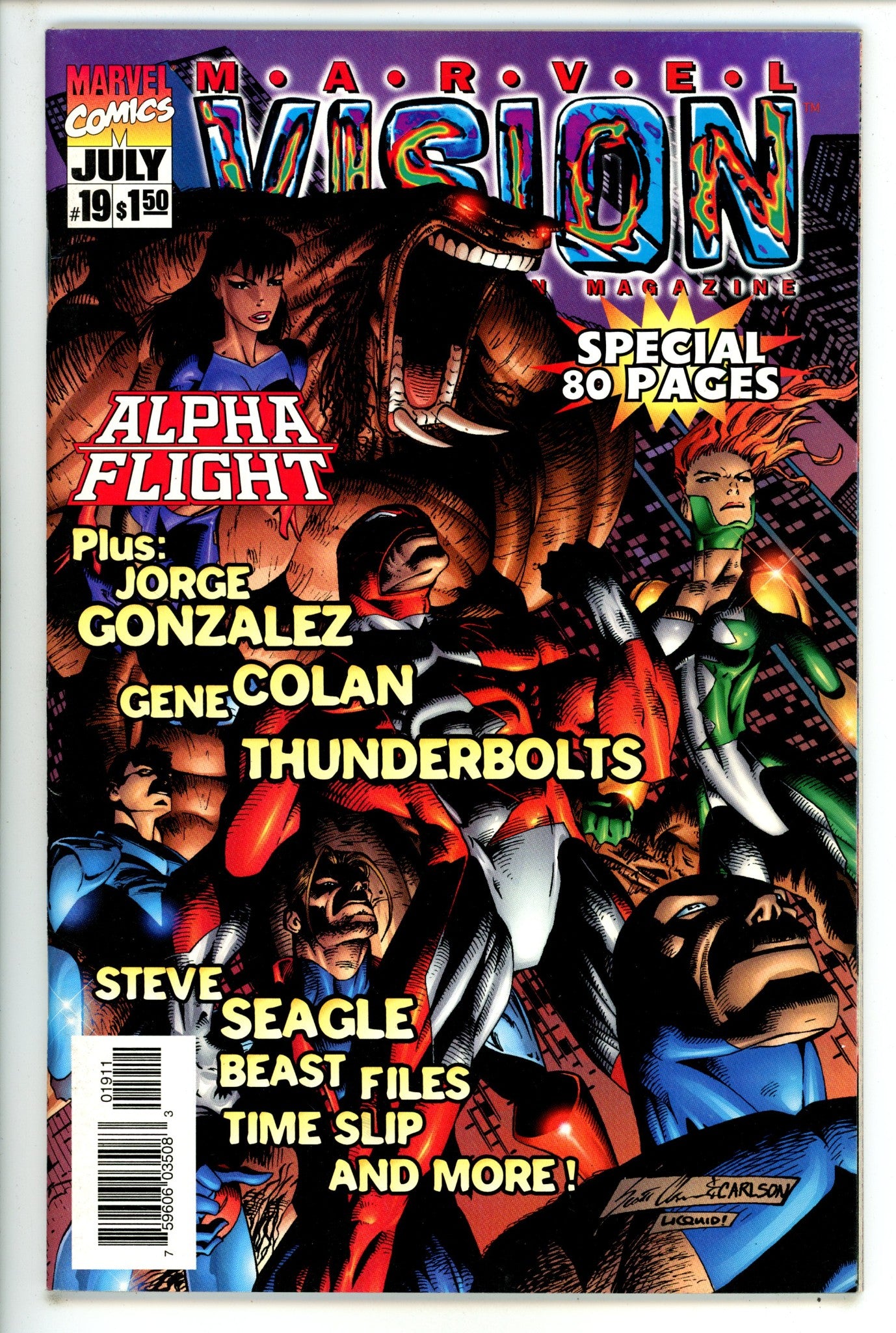 Marvel Vision 19 Mid Grade (1997) 