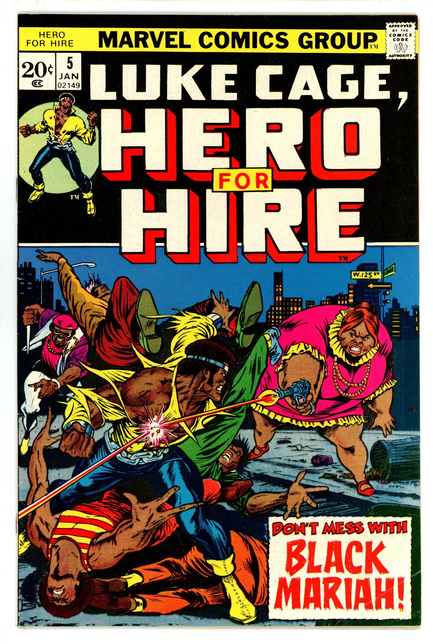 Hero for Hire 5 FN- (5.5) (1973) 