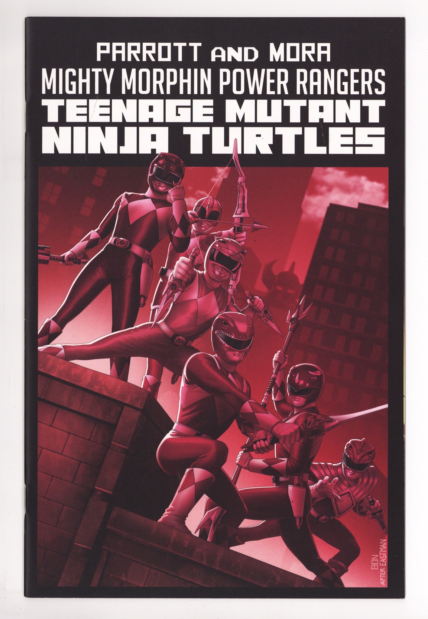 Mighty Morphin Power Rangers / Teenage Mutant Ninja Turtles II 1 High Grade (2023) Bernardo Variant 