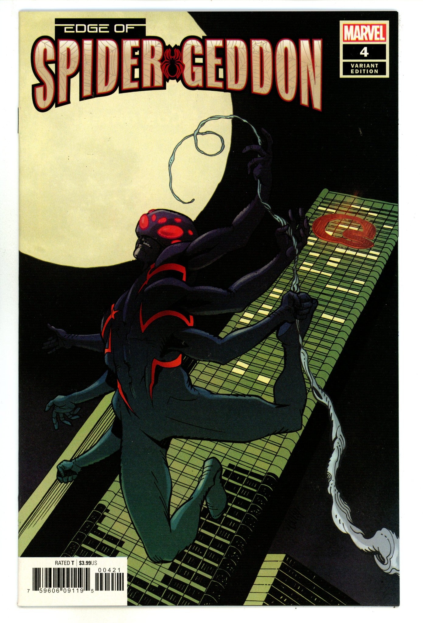 Edge of Spider-Geddon 4 High Grade (2018) Hamner Variant 