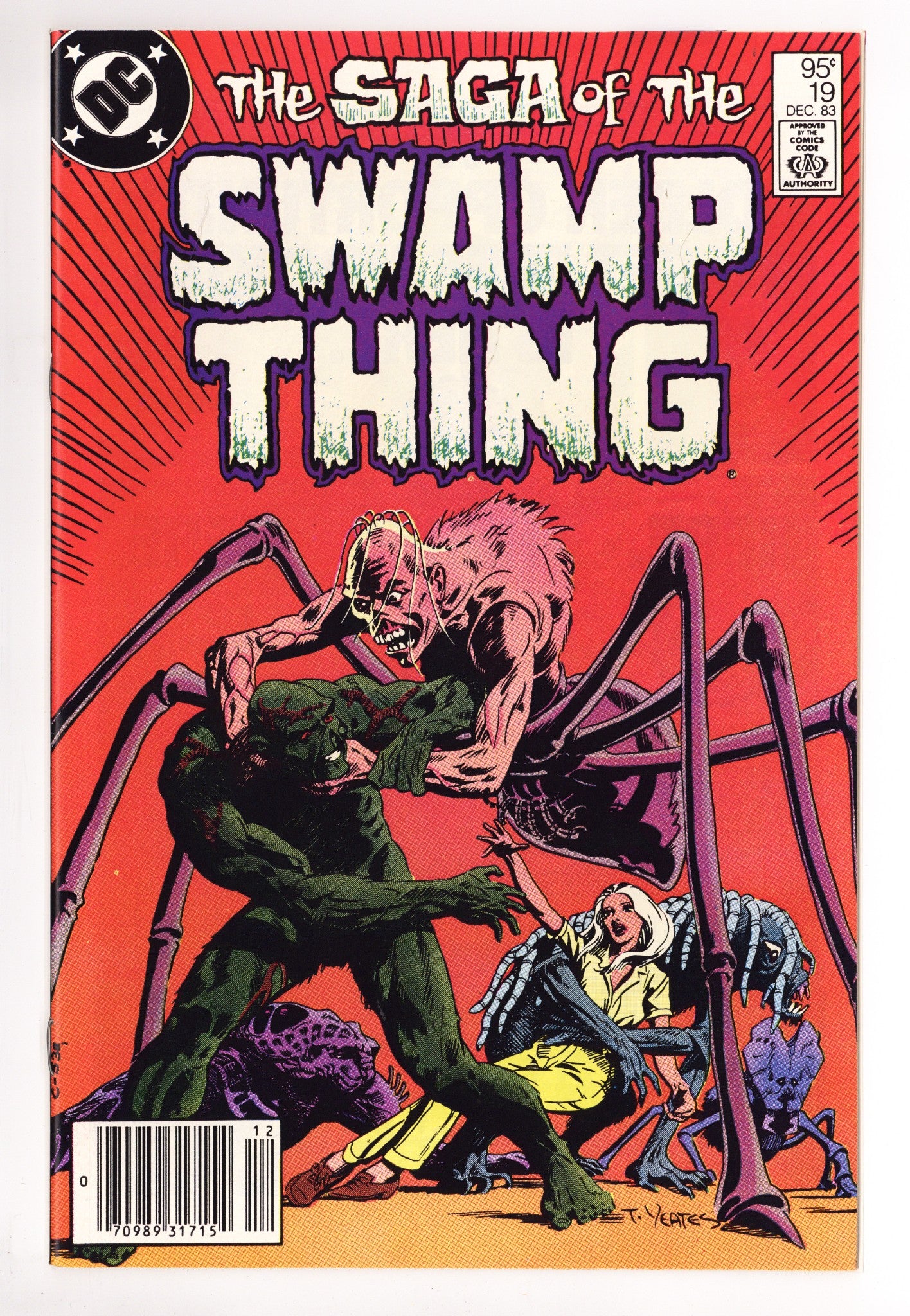 The Saga of Swamp Thing Vol 2 19 VF/NM (9.0) (1983) Canadian Price Variant 
