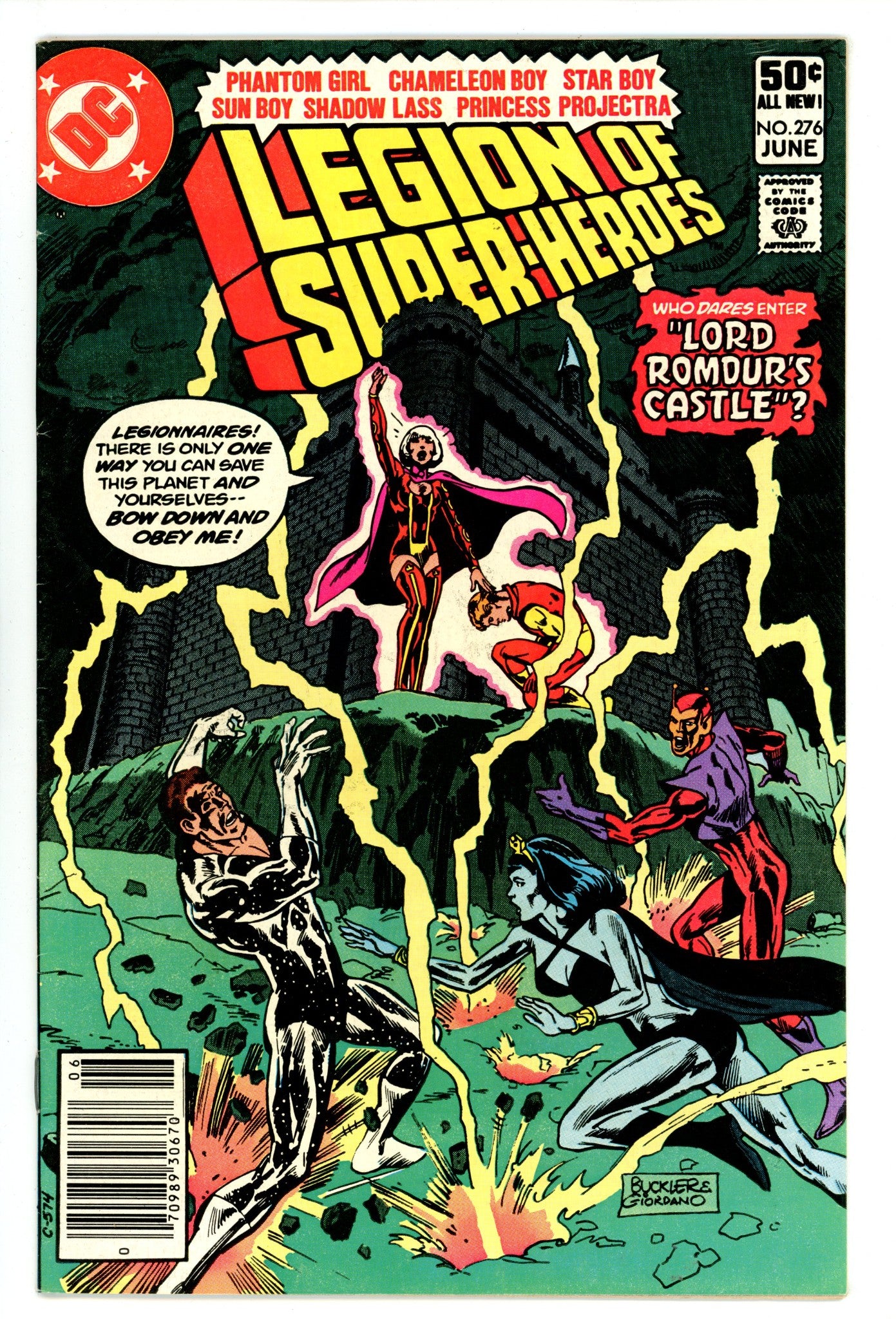 The Legion of Super-Heroes Vol 2 276 Mid Grade (1981) Newsstand 