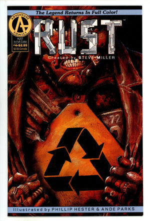 Rust Vol 3 4 High Grade (1992)