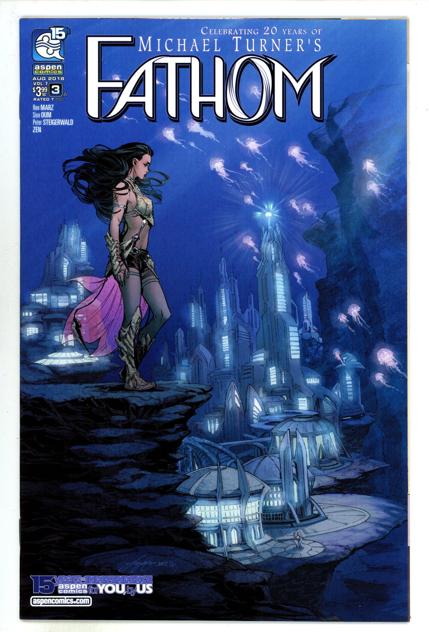 Michael Turner's Fathom Vol 7 3 High Grade (2018) 