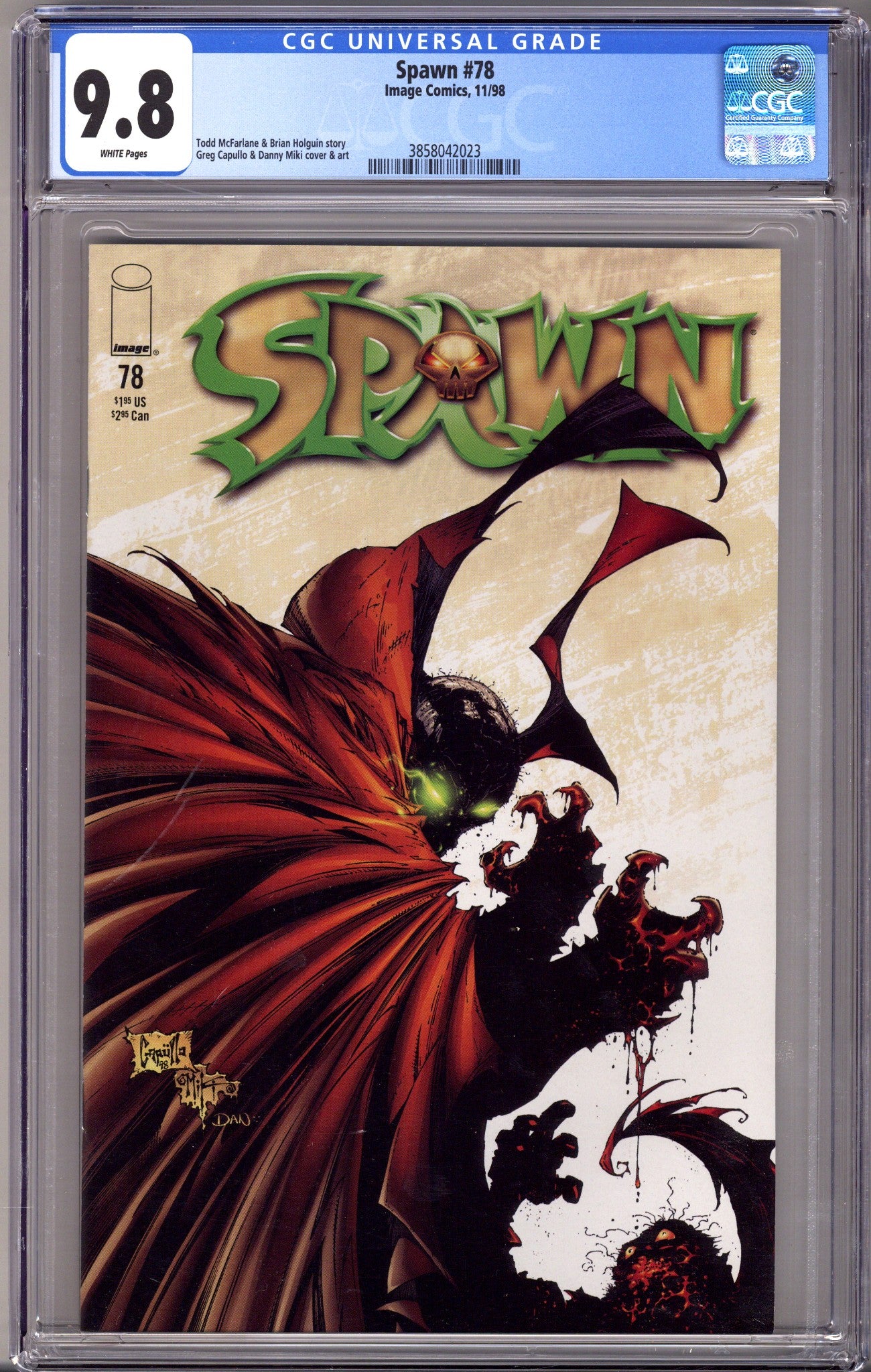 Spawn 78 CGC 9.8 (NM/M) (1998)