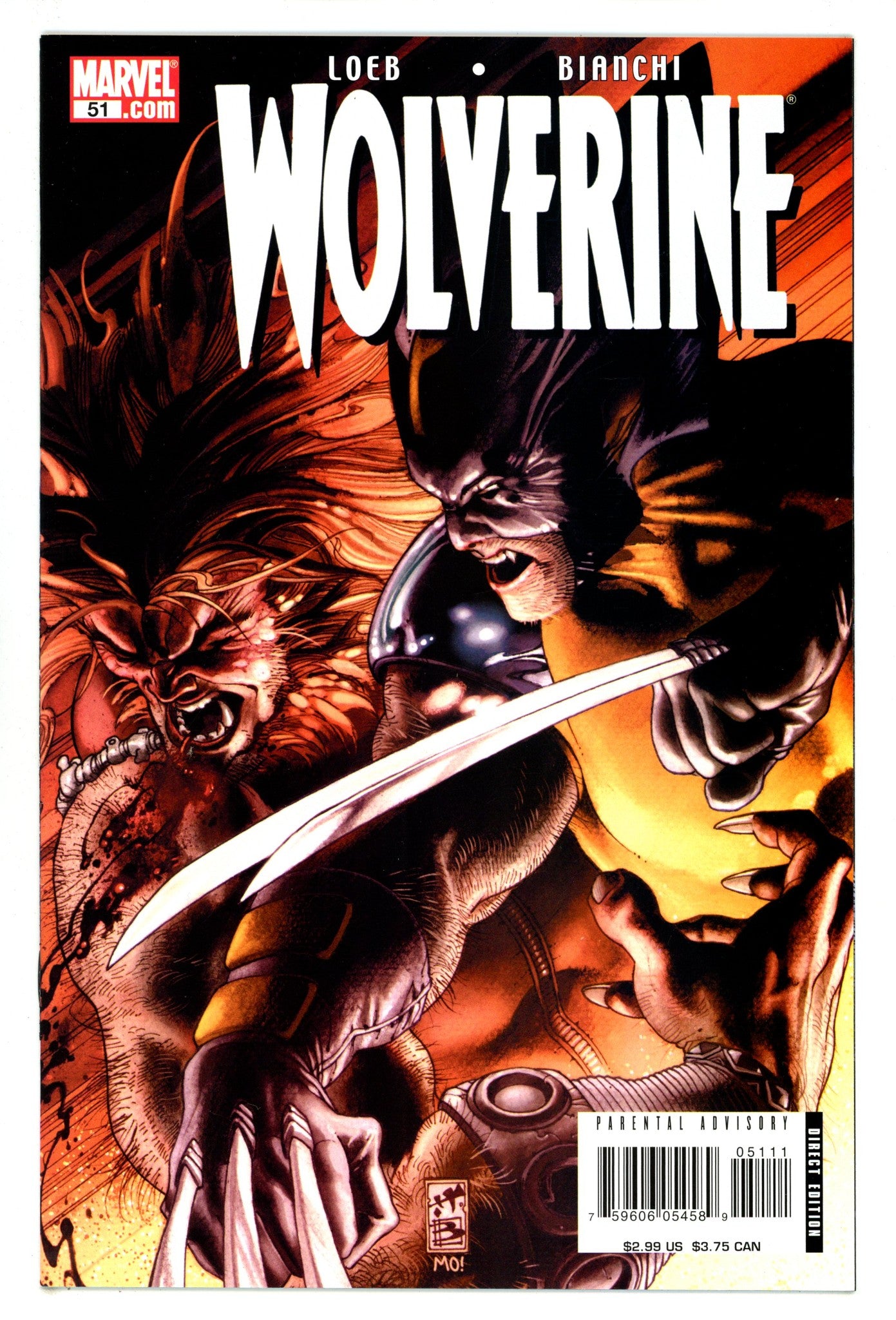Wolverine Vol 3 51 High Grade (2007) 
