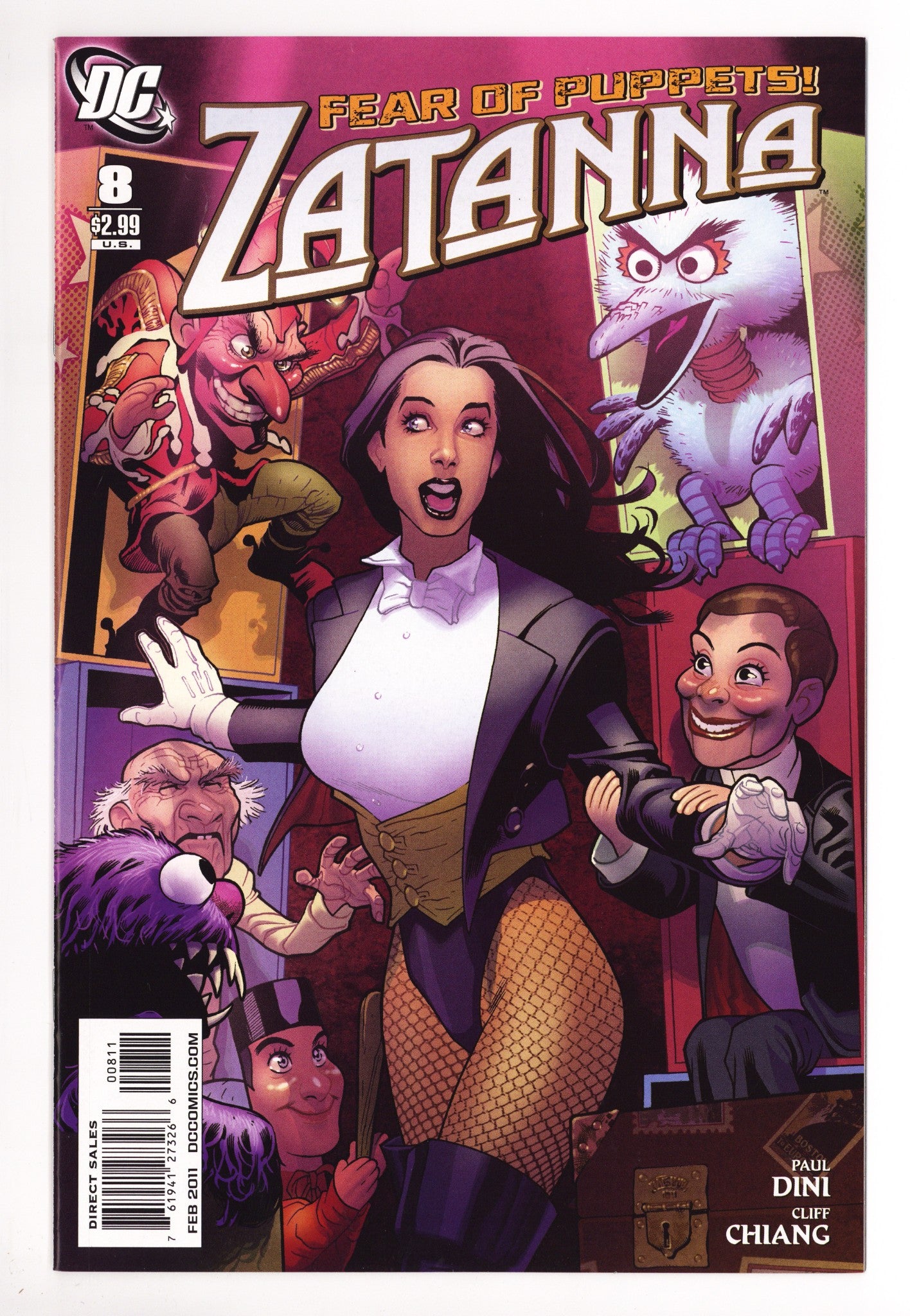Zatanna Vol 2 8 VF/NM (9.0) (2011) 