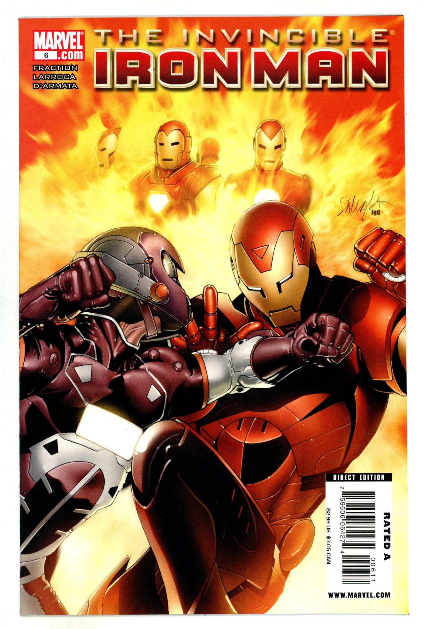 Invincible Iron Man Vol 1 6 High Grade (2008) 