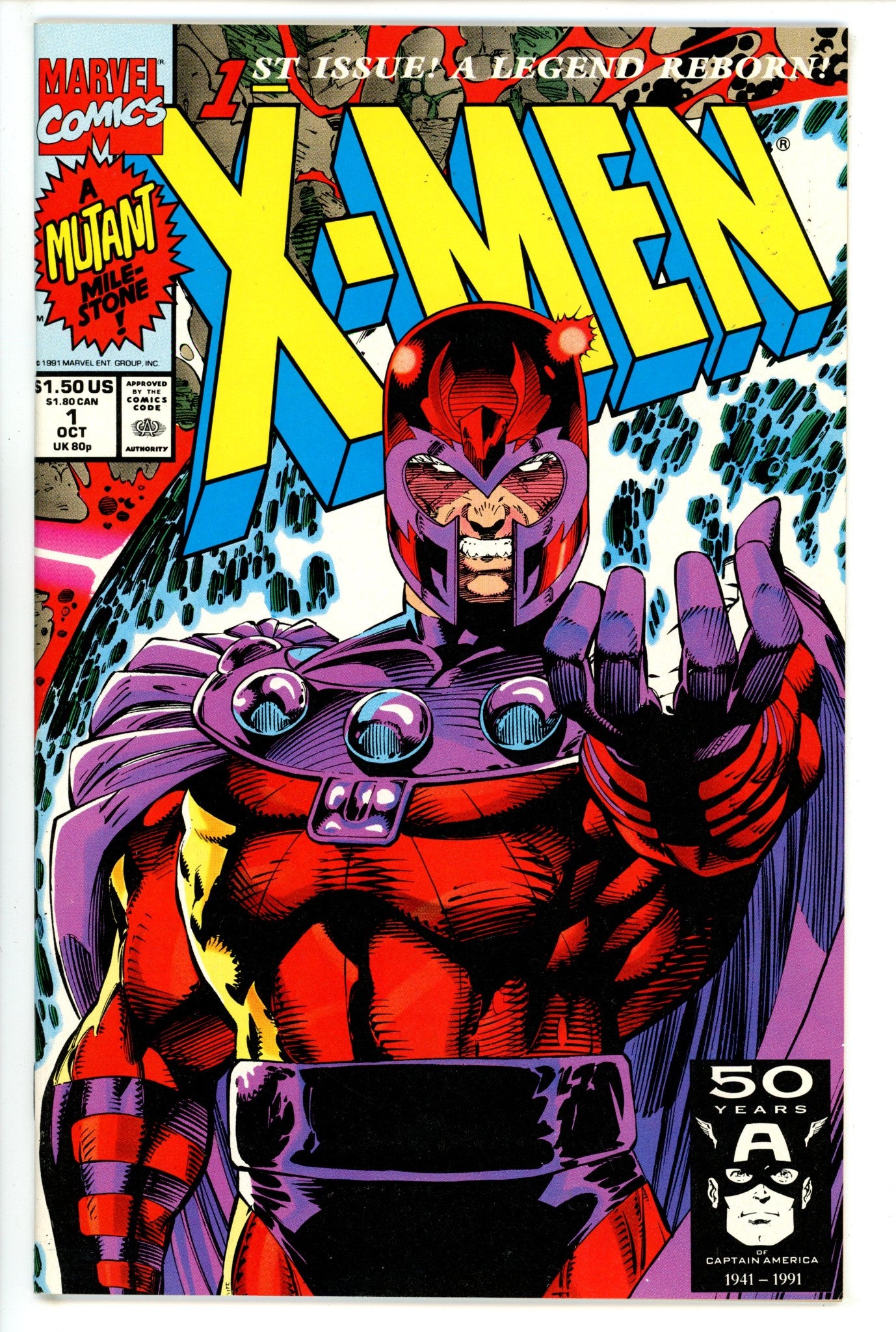 X-Men Vol 1 1 Magneto Variant VF/NM (1991)