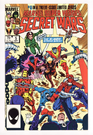 Marvel Super-Heroes Secret Wars 5 VF (8.0) (1984) 