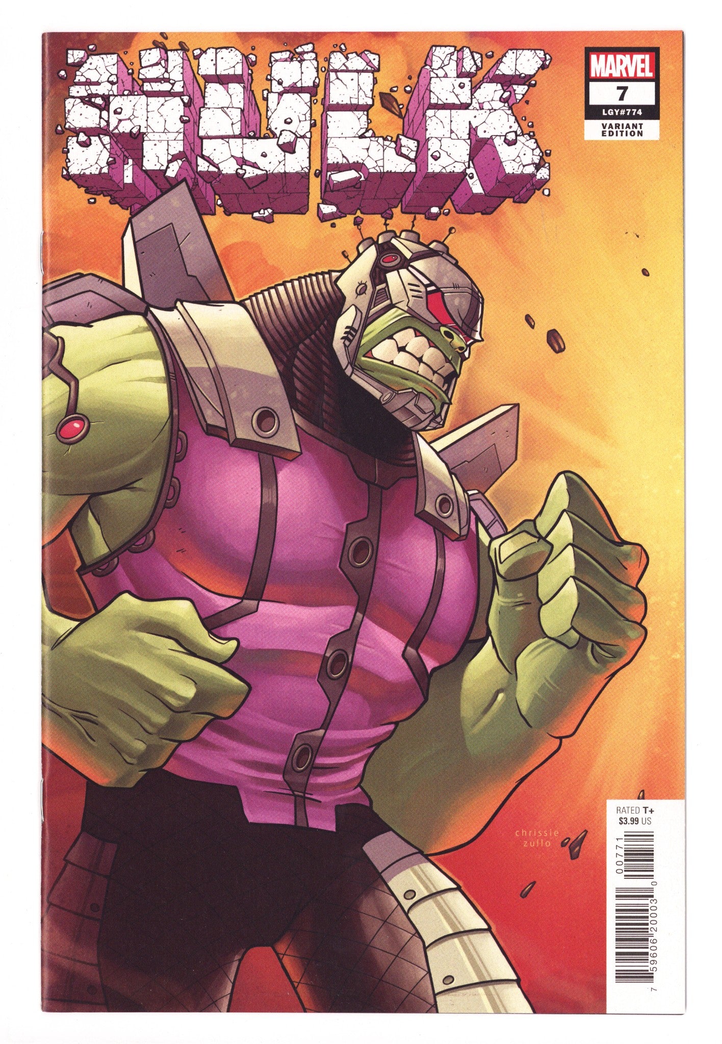 Hulk Vol 4 7 (774) High Grade (2022) Zullo Variant 