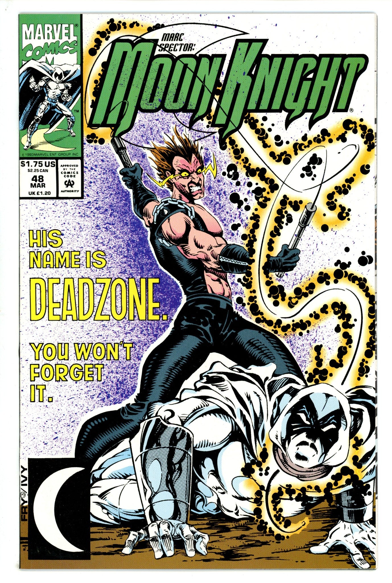 Marc Spector: Moon Knight 48 VF/NM (1993)