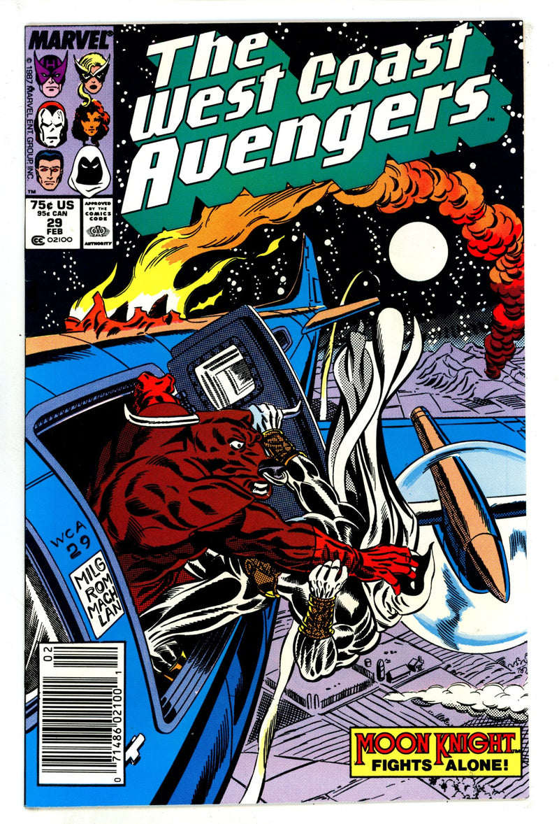 West Coast Avengers Vol 2 29 High Grade (1988) Newsstand 