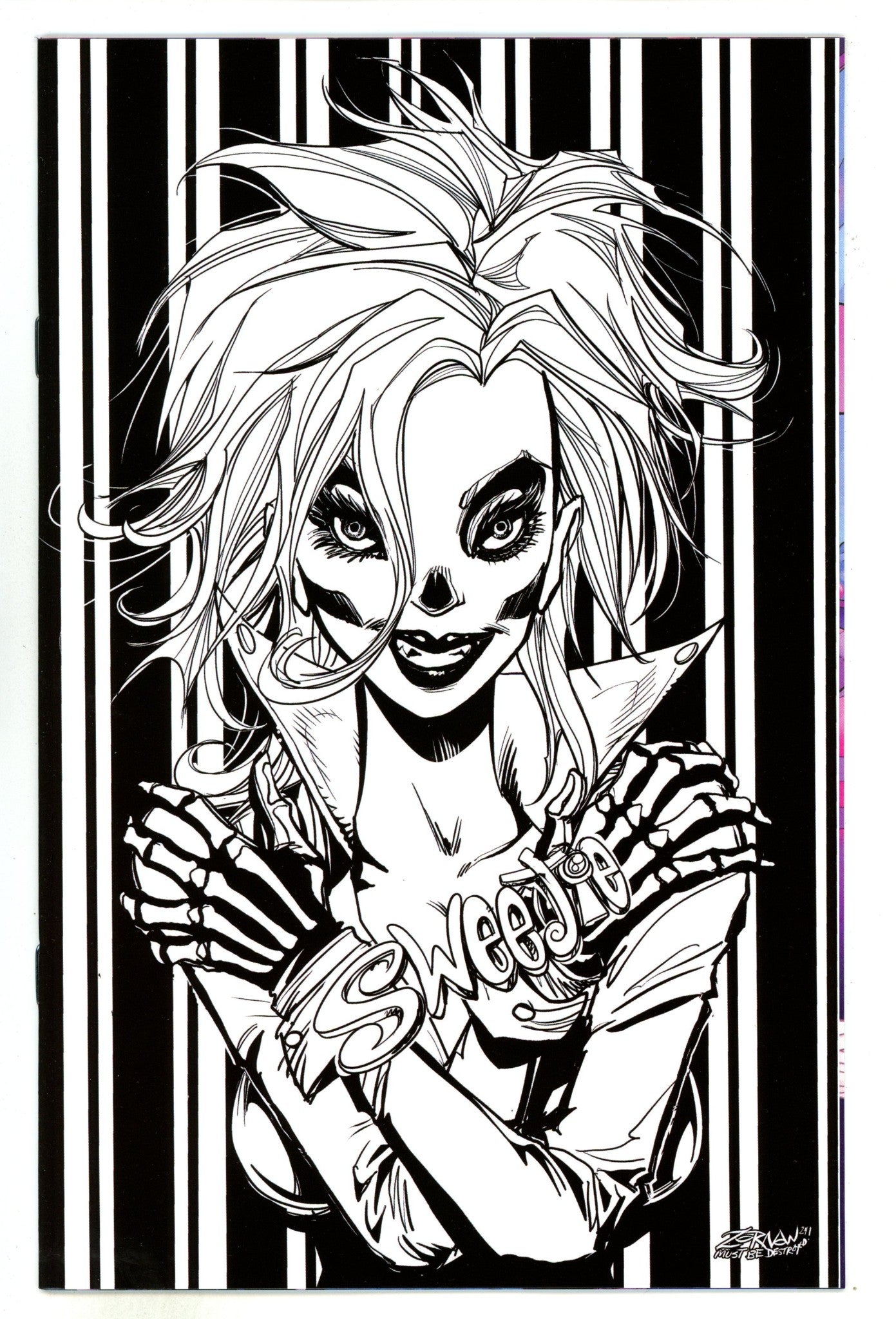 Sweetie Candy Vigilante Vol 2 5 Zornow  B&W Virgin Incentive Variant  (2024)