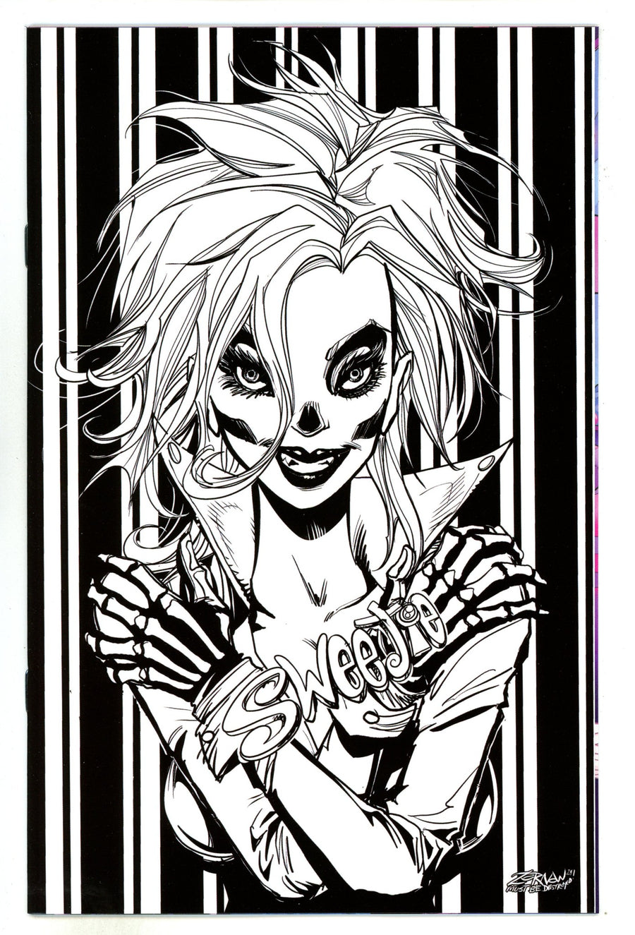 Sweetie Candy Vigilante Vol 2 5 Zornow  B&W Virgin Incentive Variant  (2024)