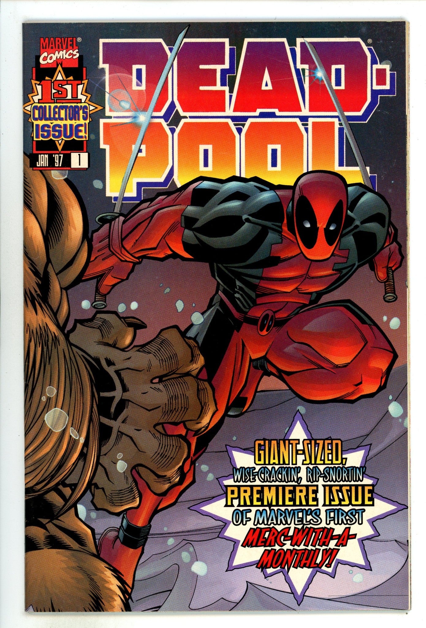 Deadpool Vol 2 1 Cover Detached (1997) 
