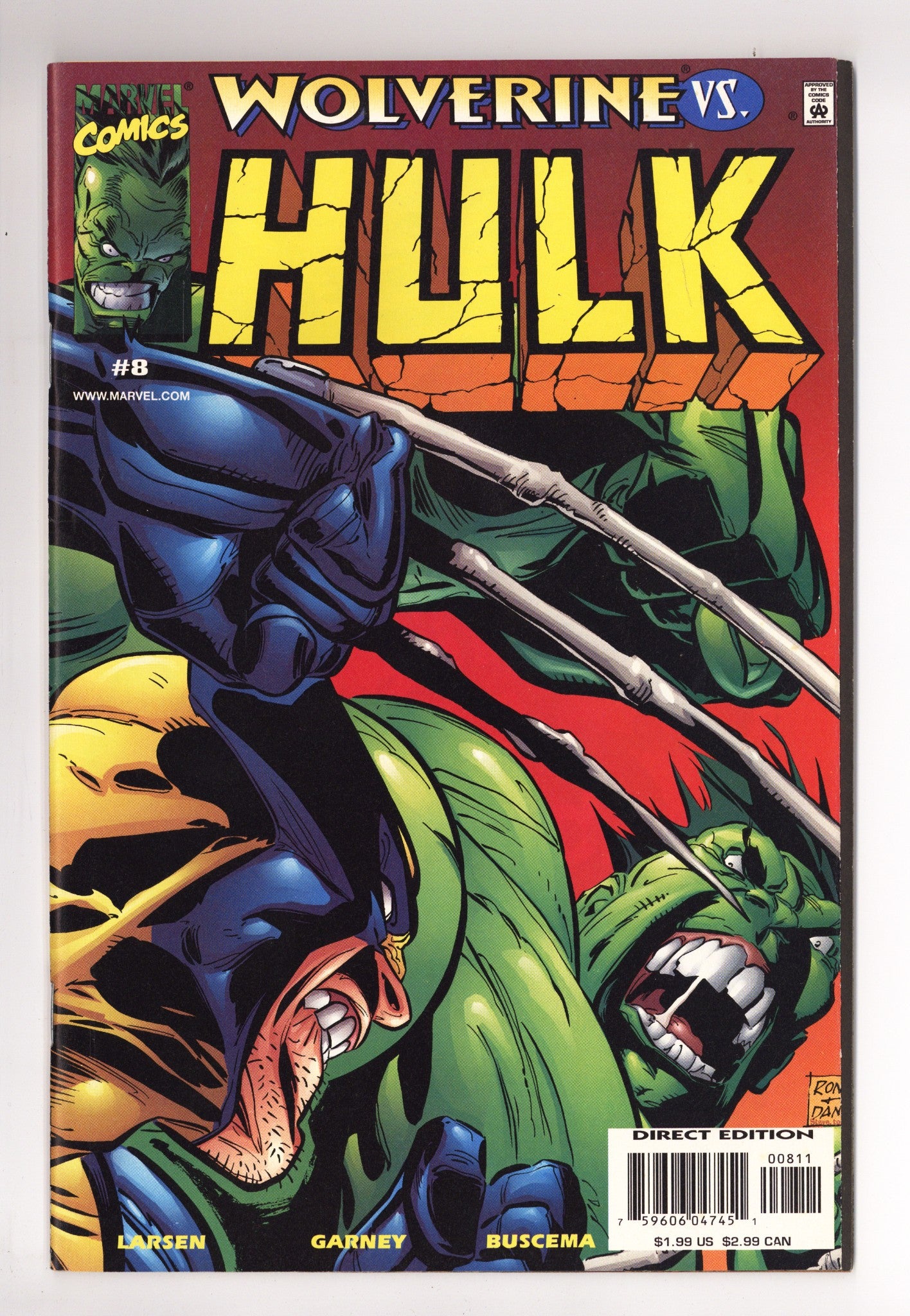 Hulk Vol 2 8 VF (8.0) (1999) 