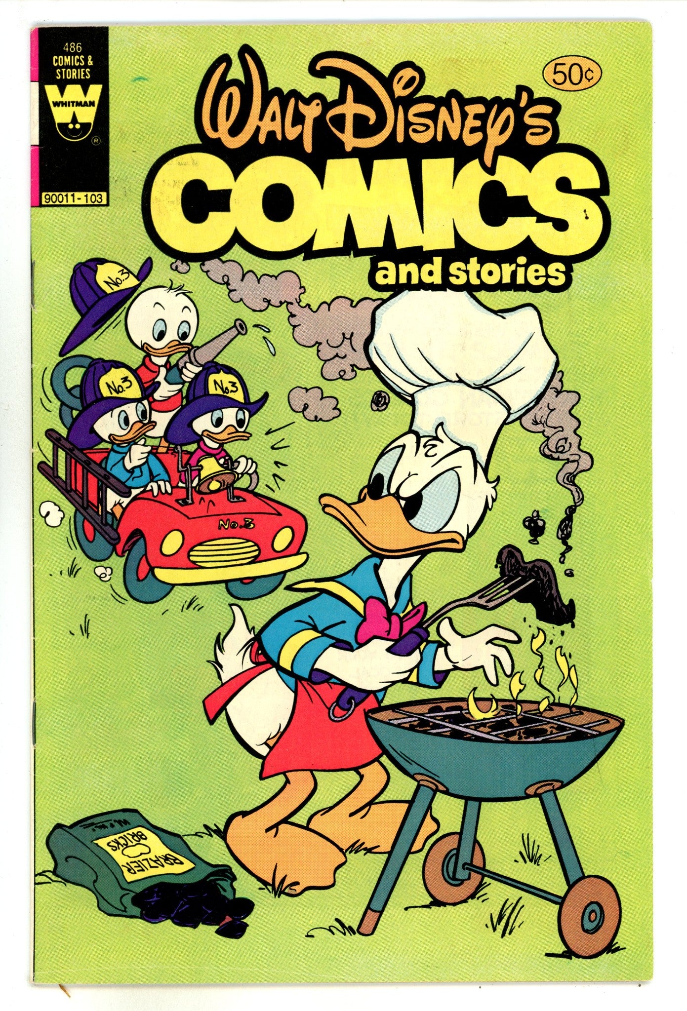 Walt Disney's Comics and Stories 6 / 486 Mid Grade (1981) 