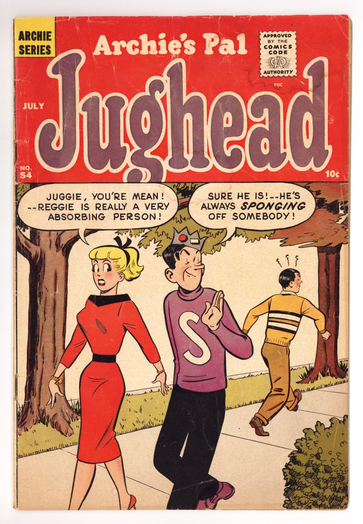 Archie's Pal Jughead Vol 1 54 GD/VG (3.0) (1959) 