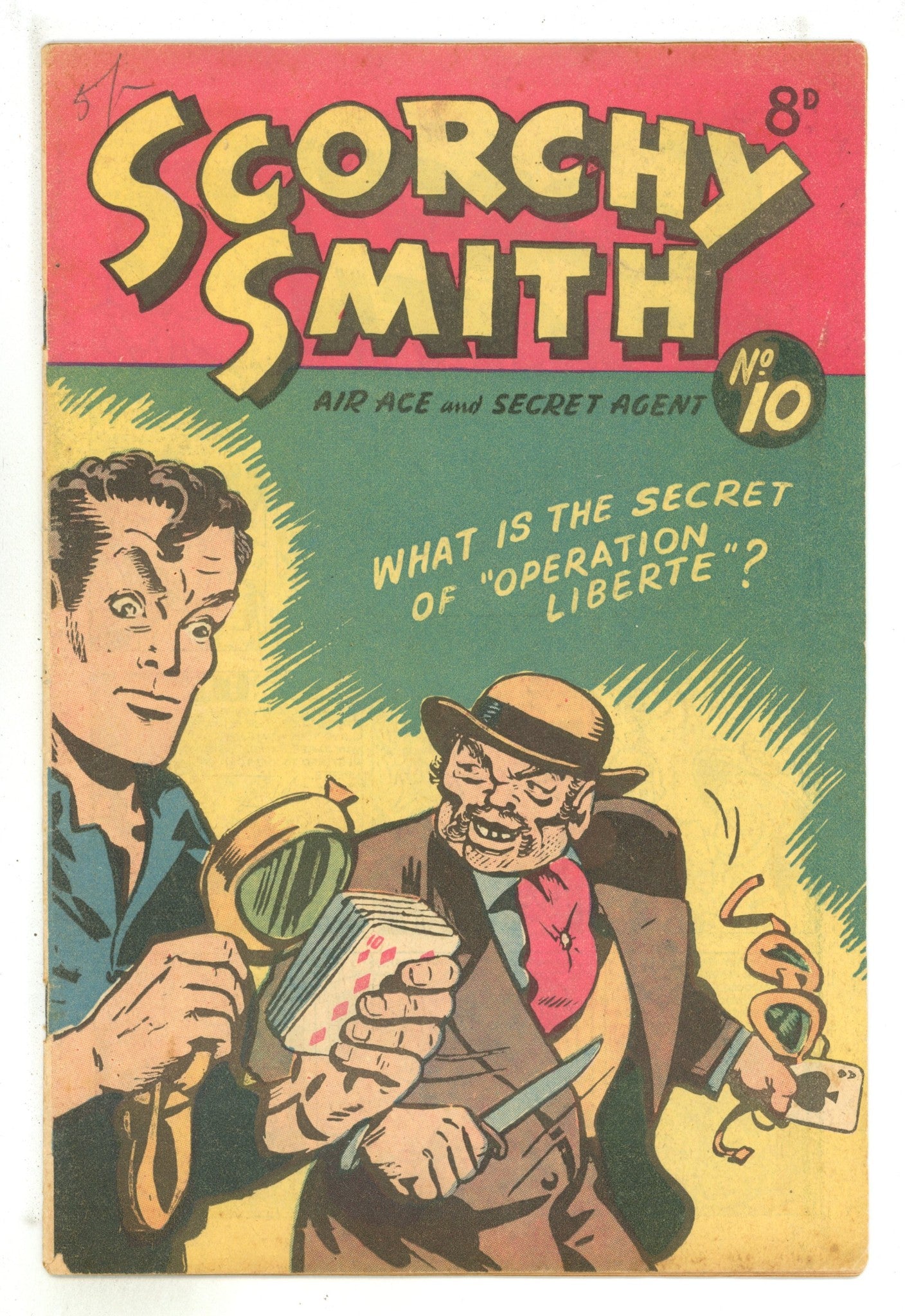 Scorchy Smith 10 VG+ (4.5) (1950) 