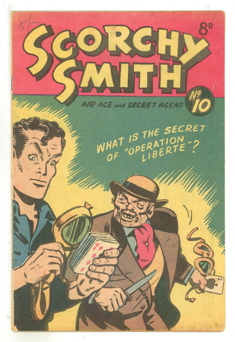 Scorchy Smith 10 VG+ (4.5) (1950) 