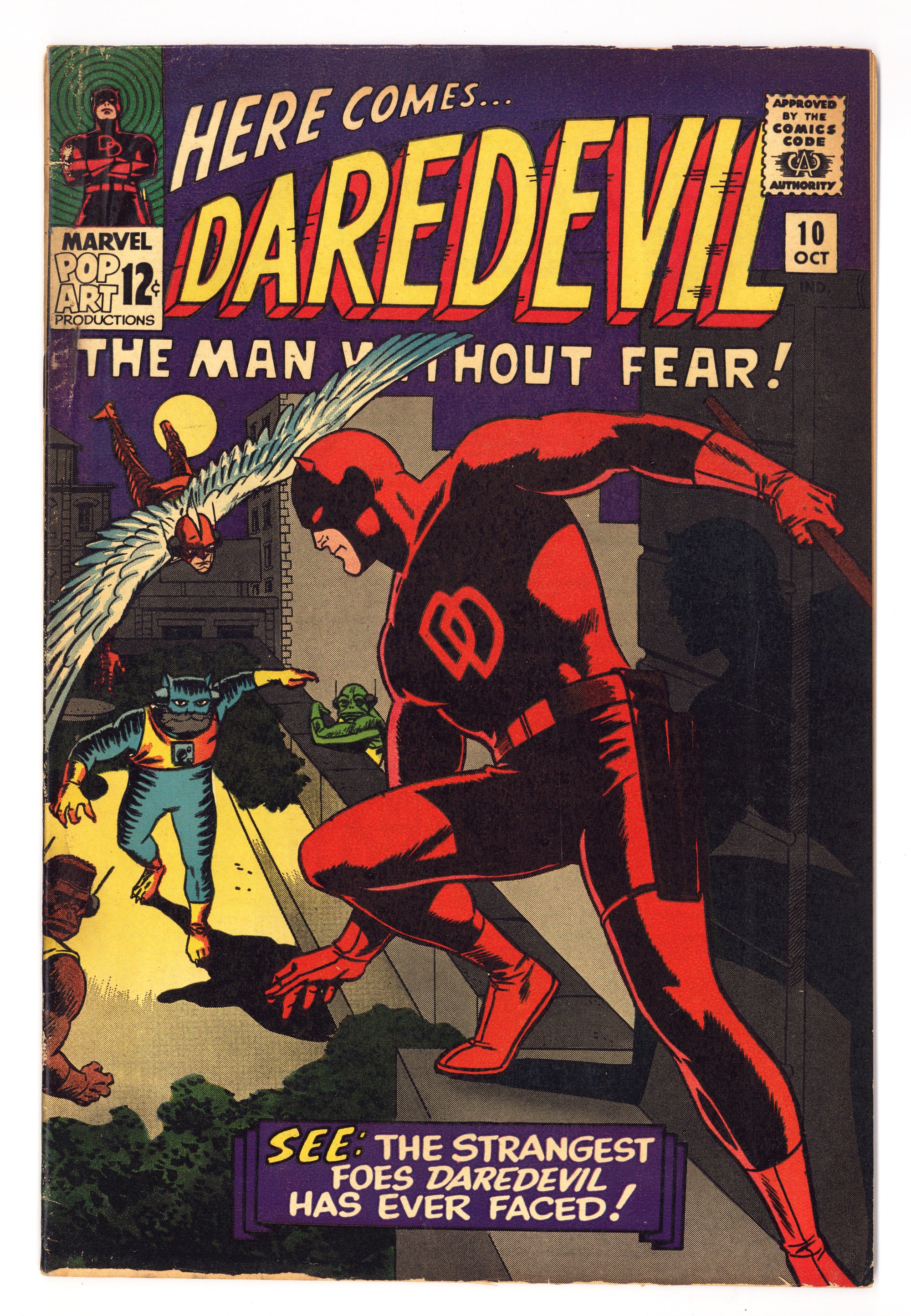 Daredevil Vol 1 10  VG- (3.5)   (1965)        