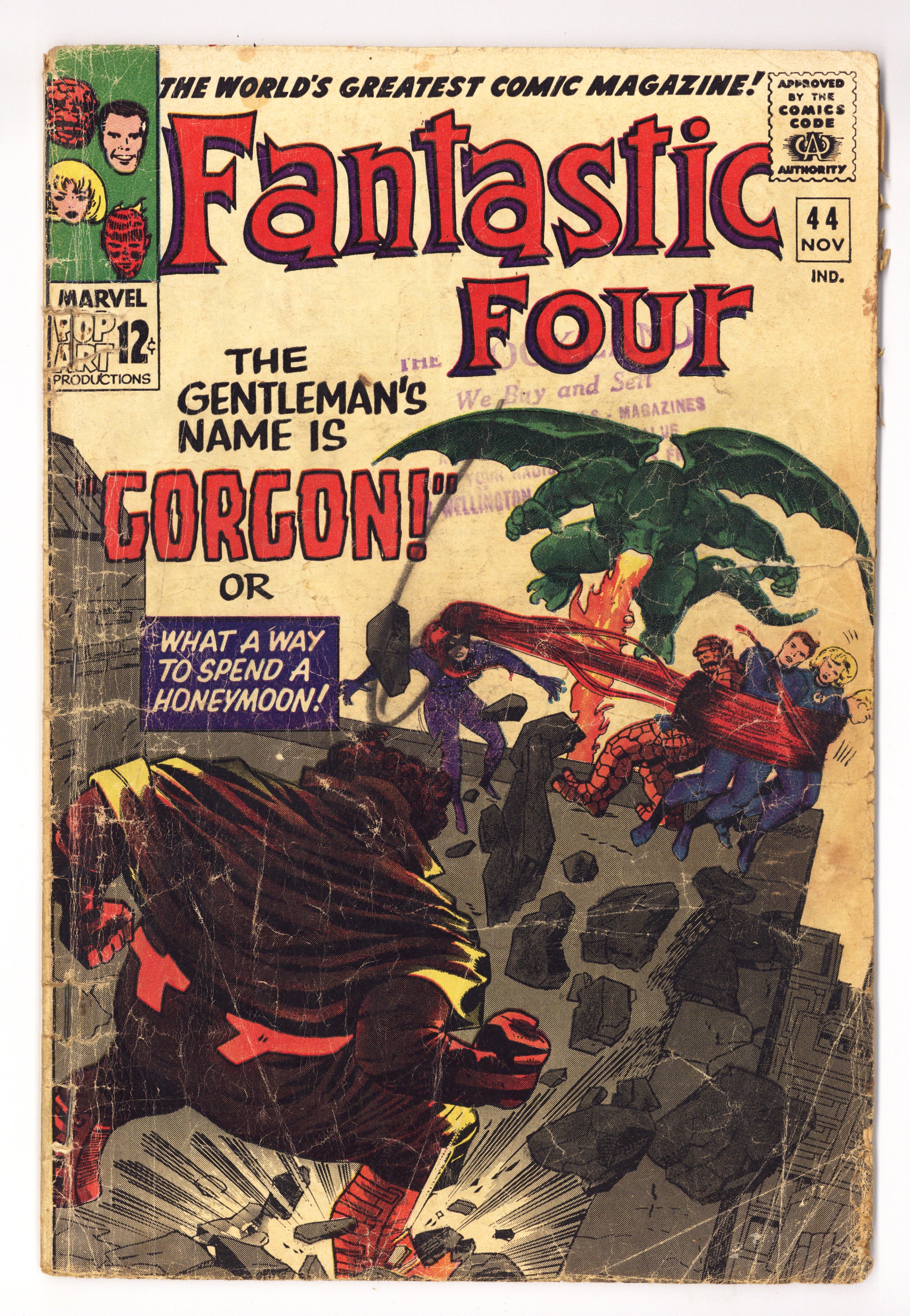 Fantastic Four Vol 1 44  FR (1.0)   (1965)        