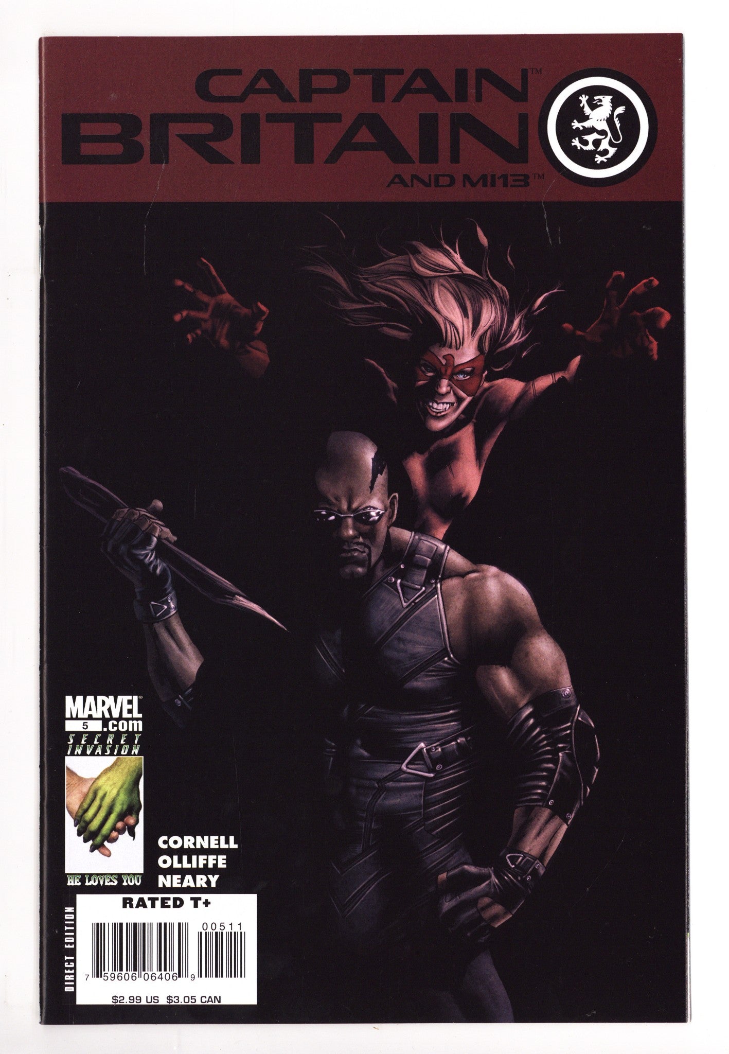 Captain Britain and MI: 13 5 High Grade (2008) 