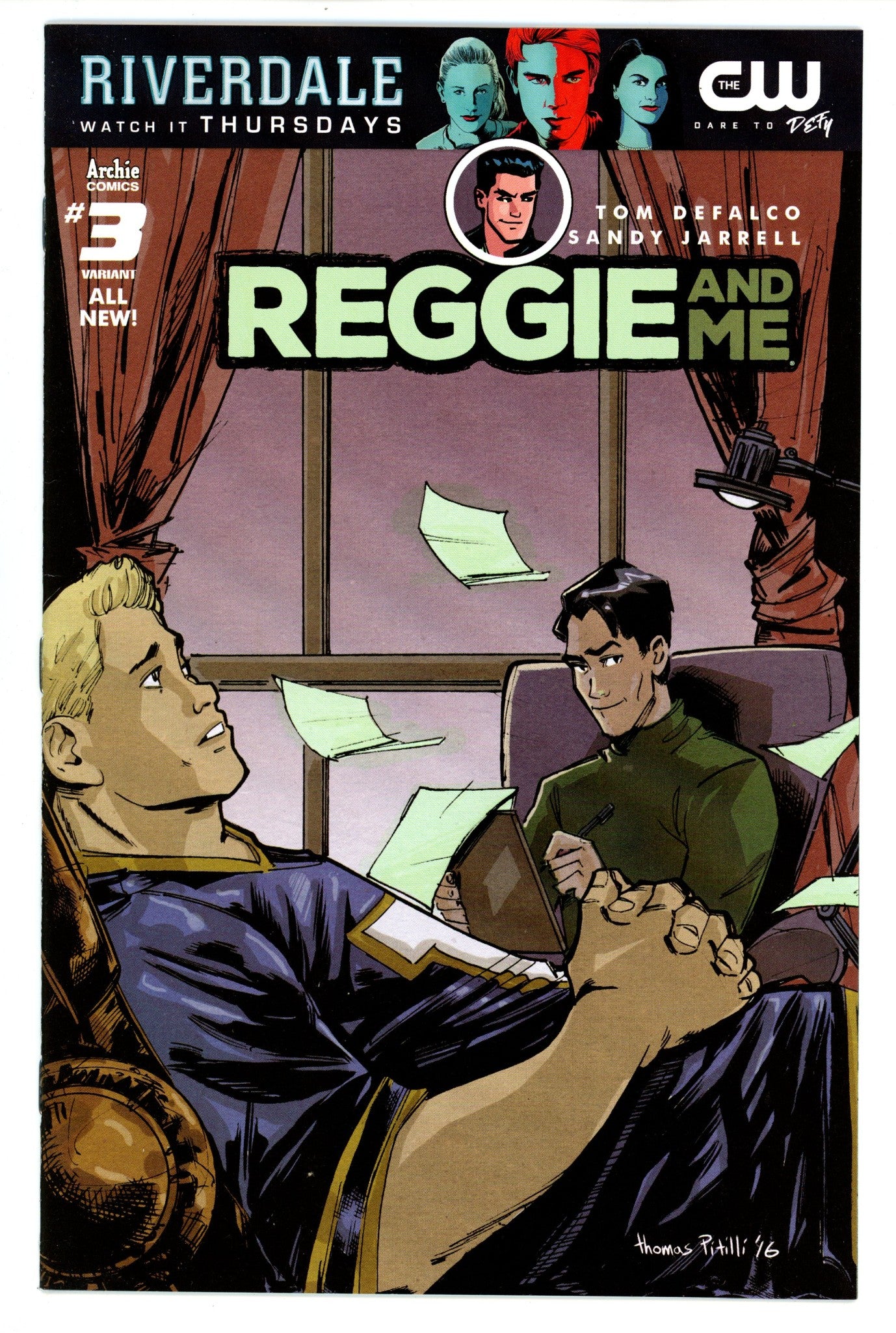 Reggie and Me 3 High Grade (2017) Pitilli Variant 