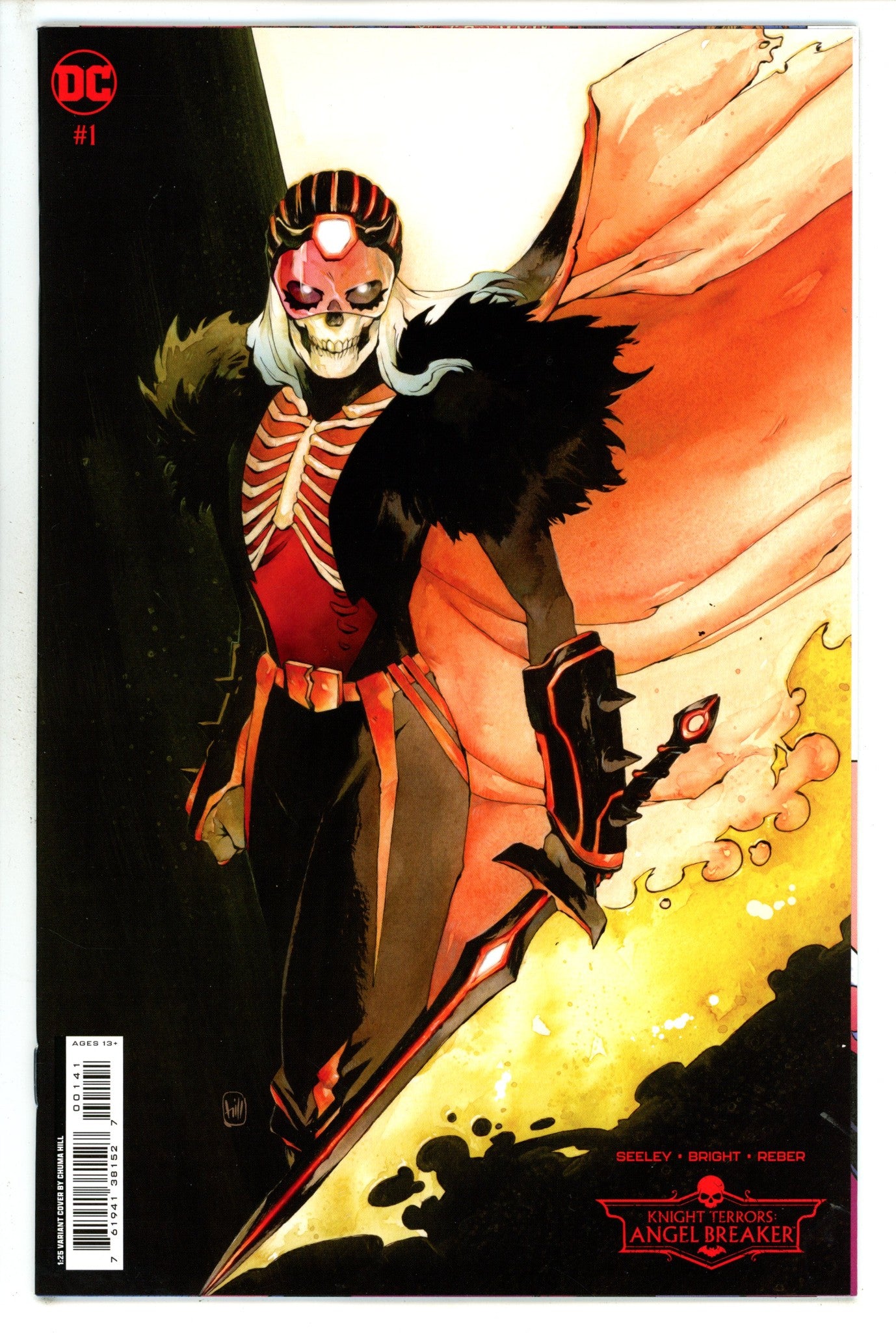 Knight Terrors Angel Breaker 1 Hill Incentive Variant NM- (2023)