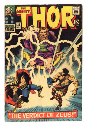 Thor Vol 1 129 VG- (3.5) (1966) 
