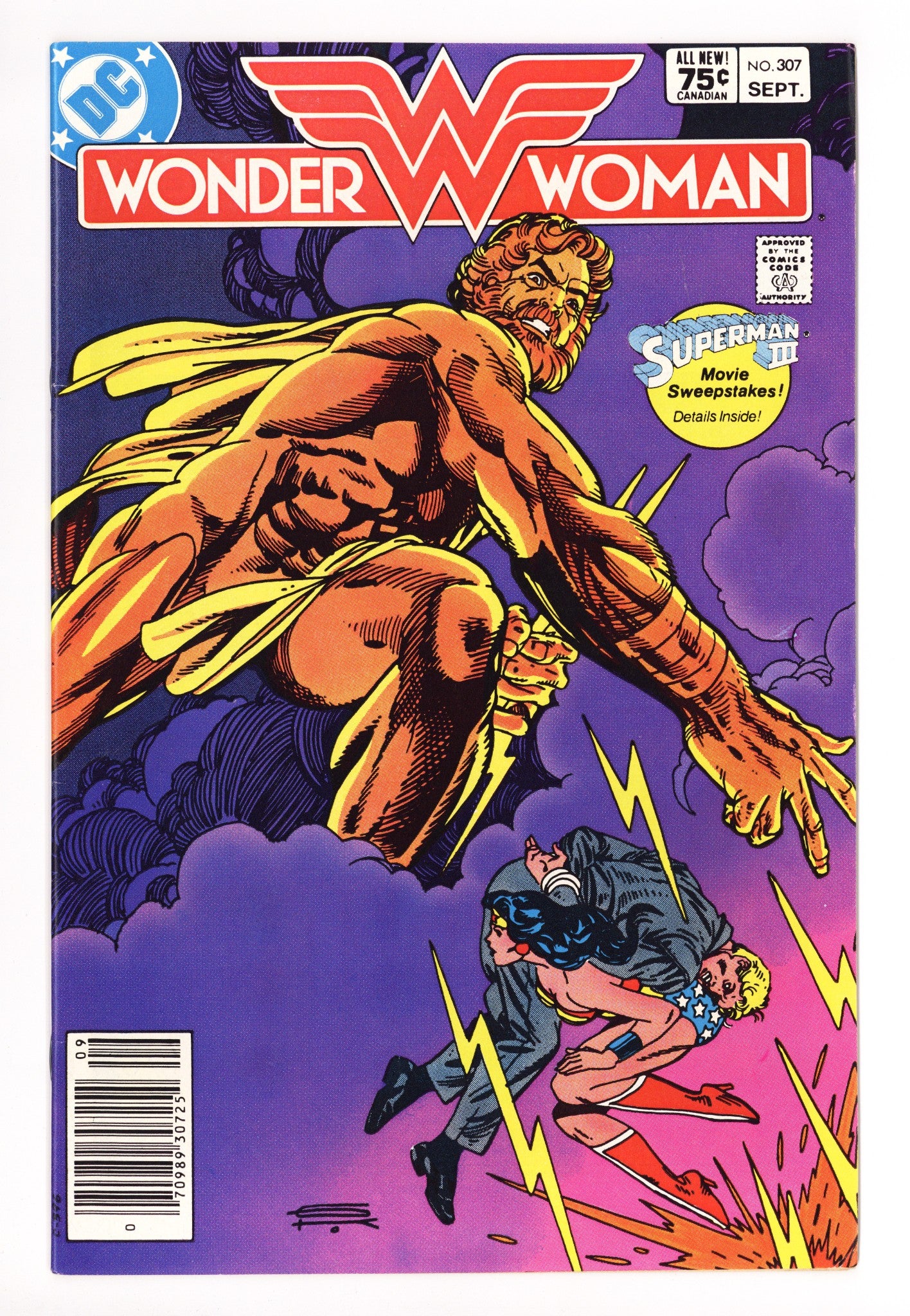 Wonder Woman Vol 1 307 FN/VF (7.0) (1983) Canadian Price Variant 