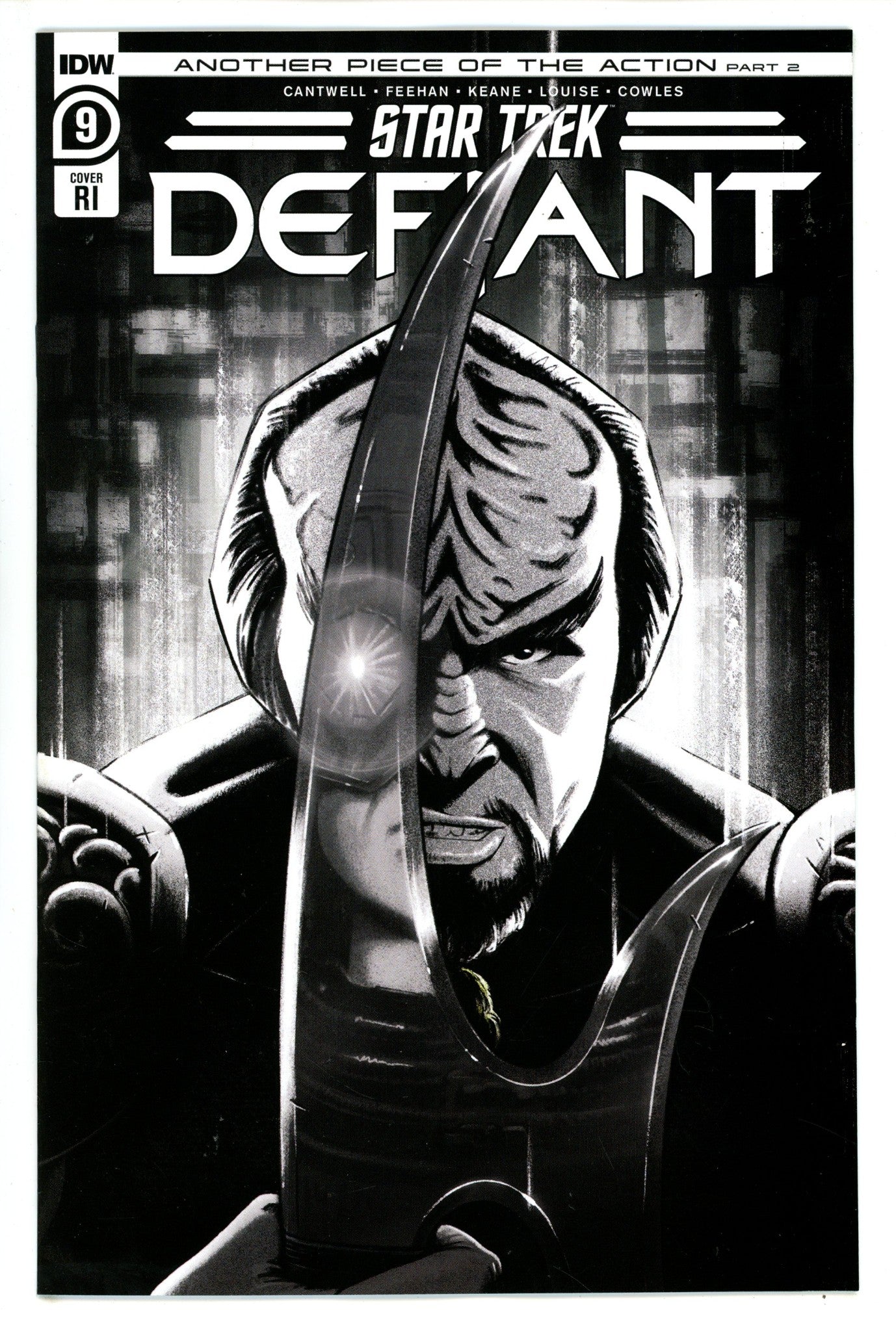 Star Trek Defiant 9 Feehan B&W Incentive Variant NM- (2023)