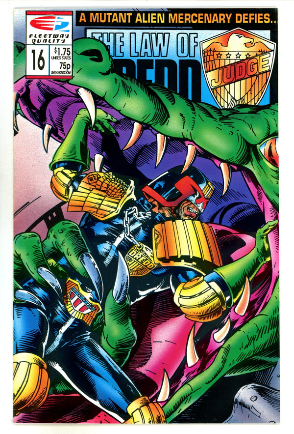 The Law of Dredd 16 Low Grade (1990)