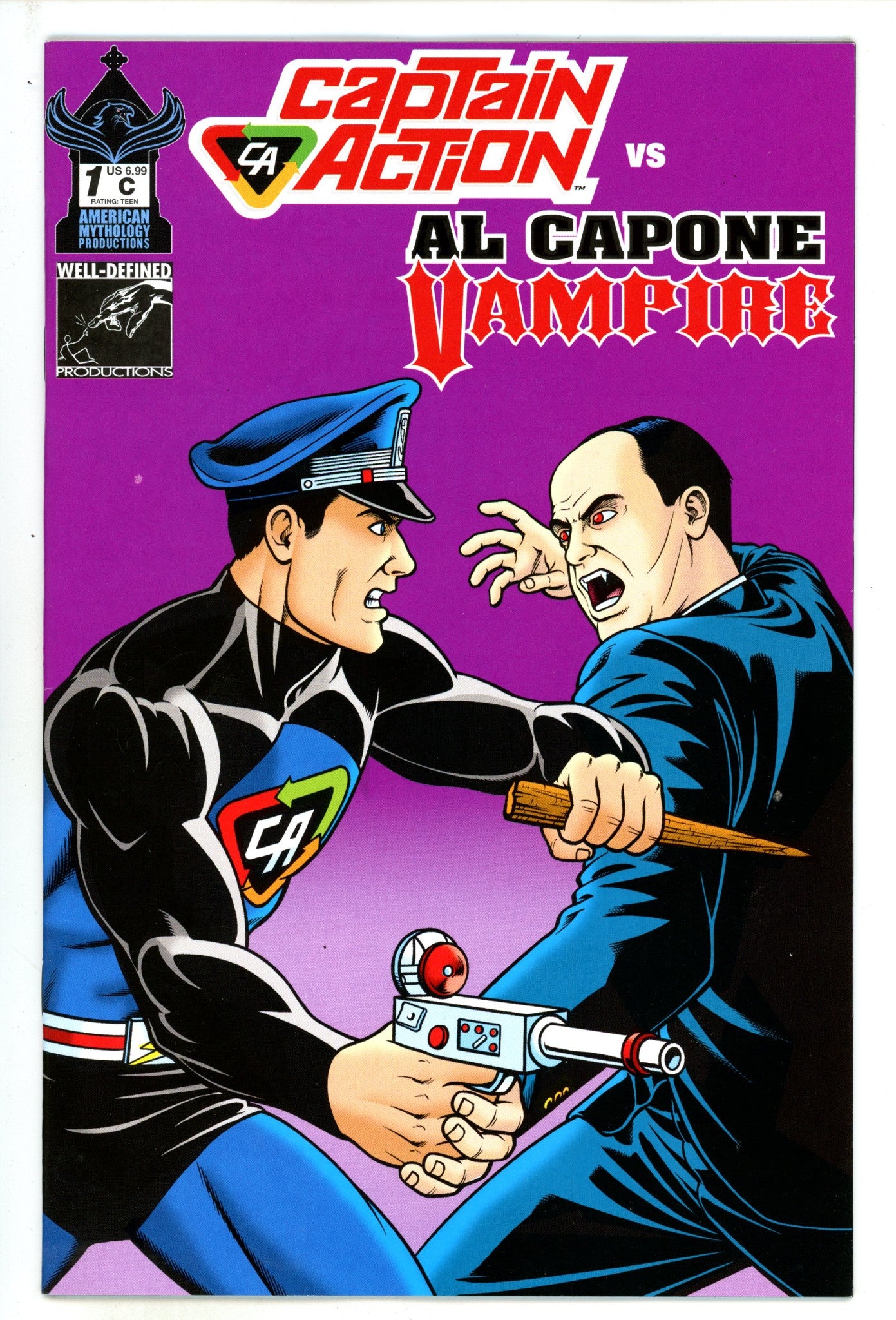 Captain Action Vs Al Capone Vampire 1 Fraim Incentive Variant NM- (2025)