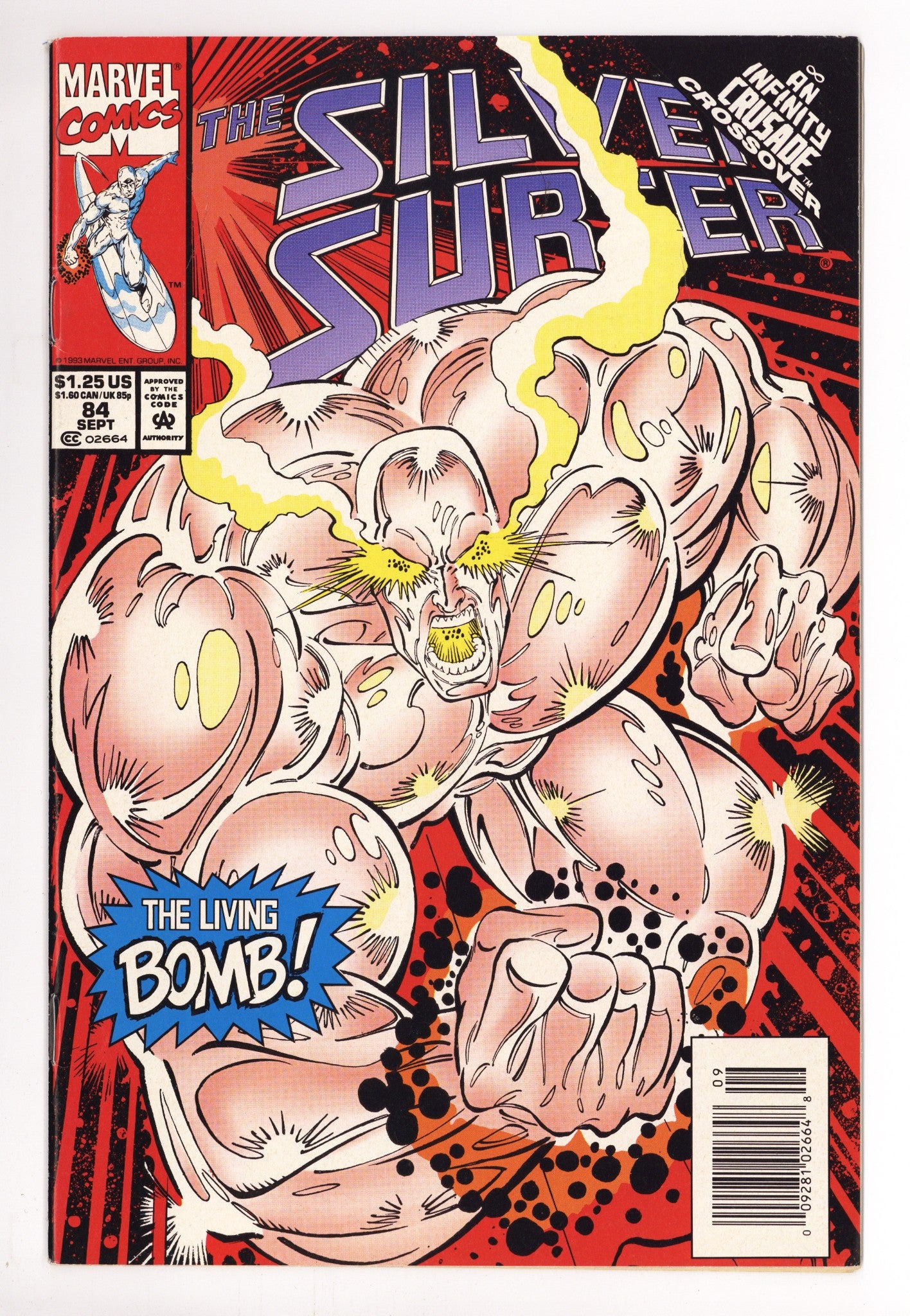 Silver Surfer Vol 3 84 Mid Grade (1993) Newsstand 