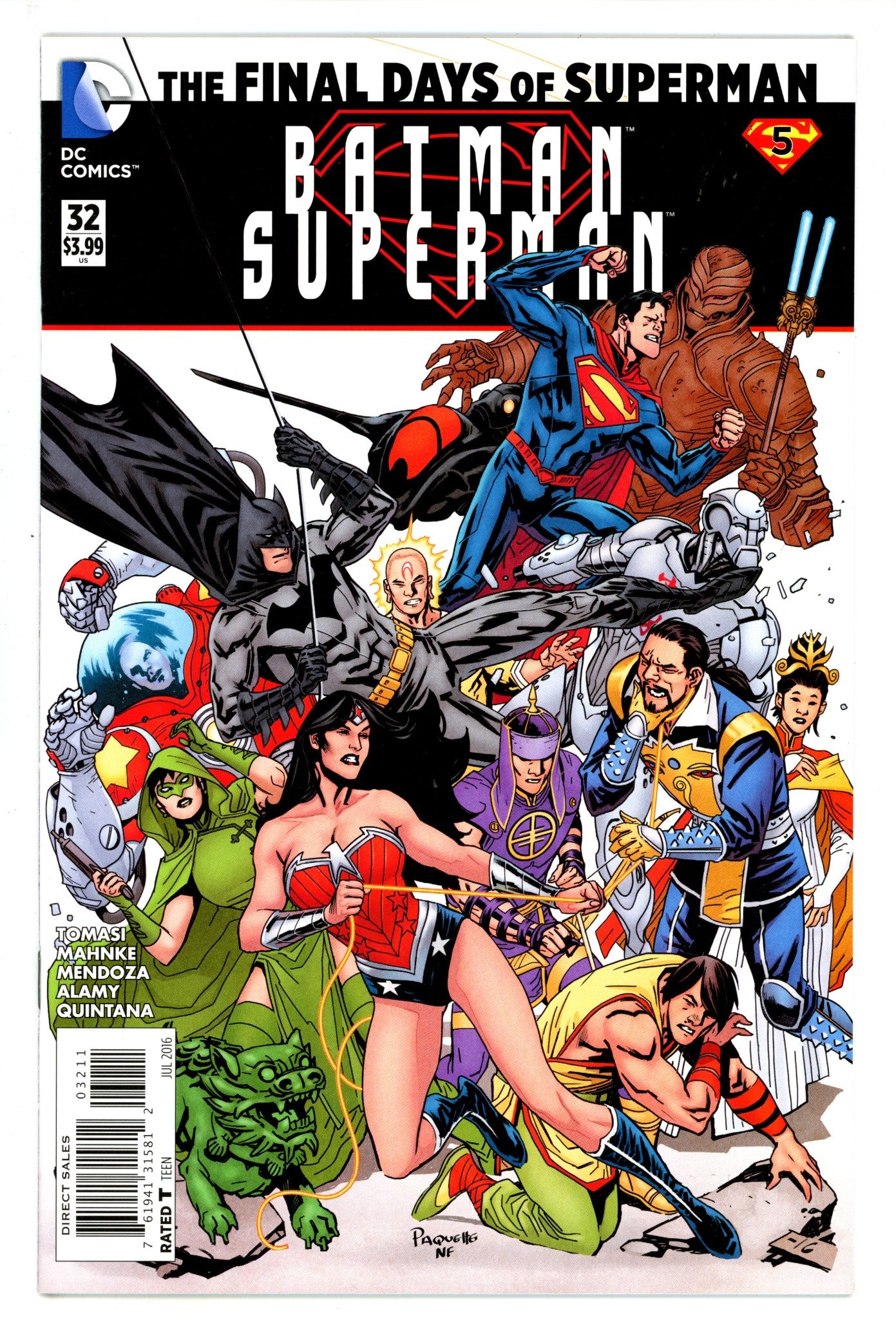 Batman / Superman 32 High Grade (2016) 