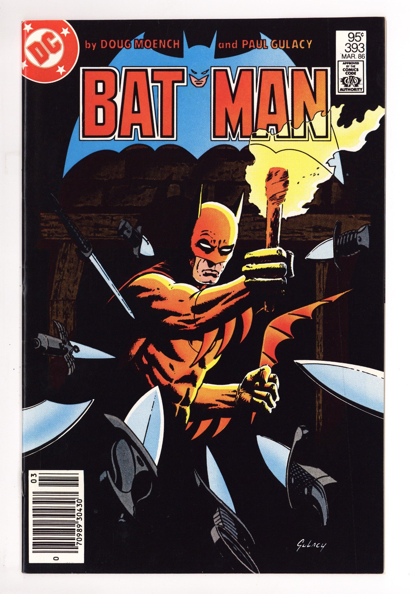 Batman Vol 1 393 NM- (9.2) (1986) Canadian Price Variant 