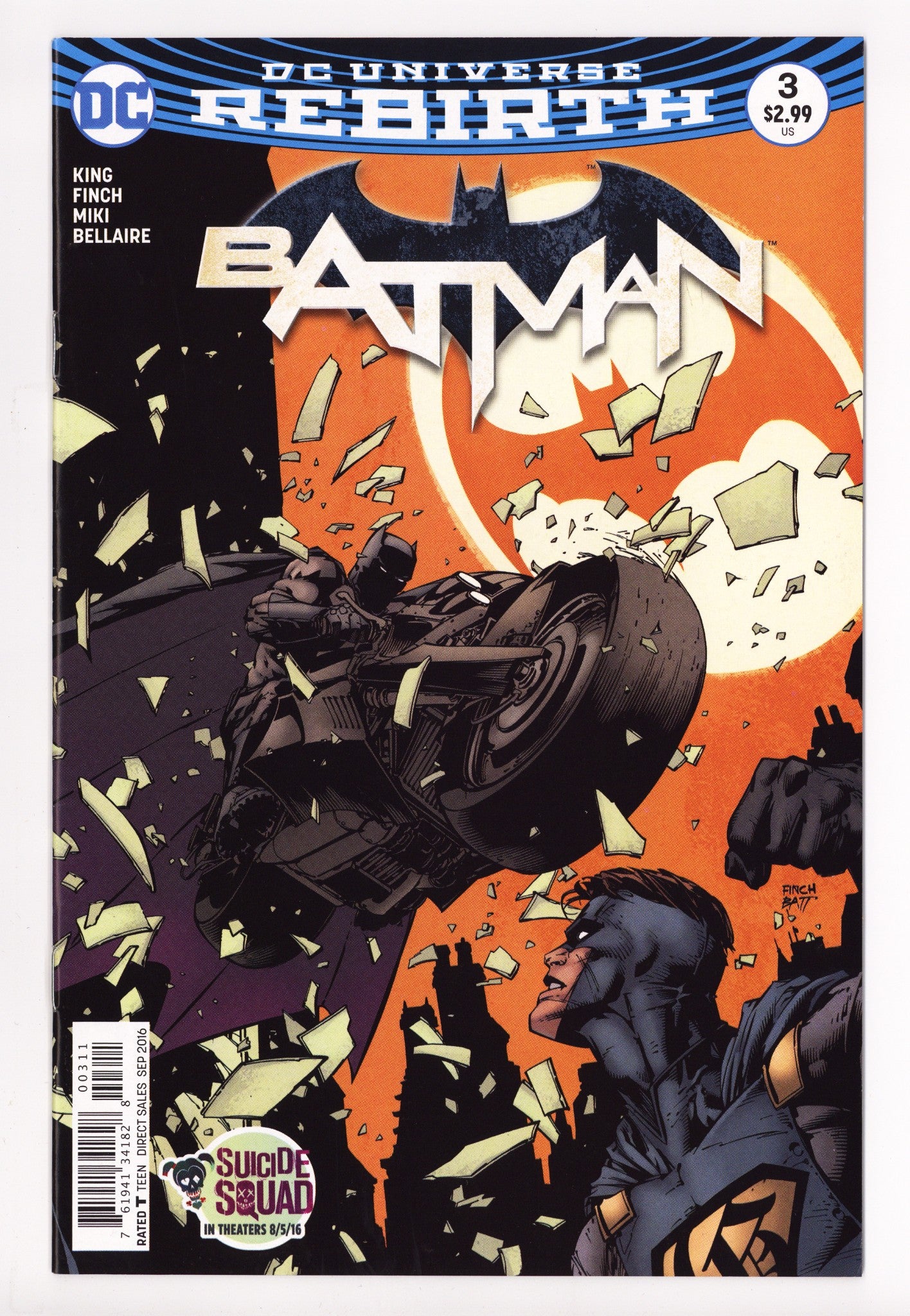 Batman Vol 3 3 High Grade (2016) 