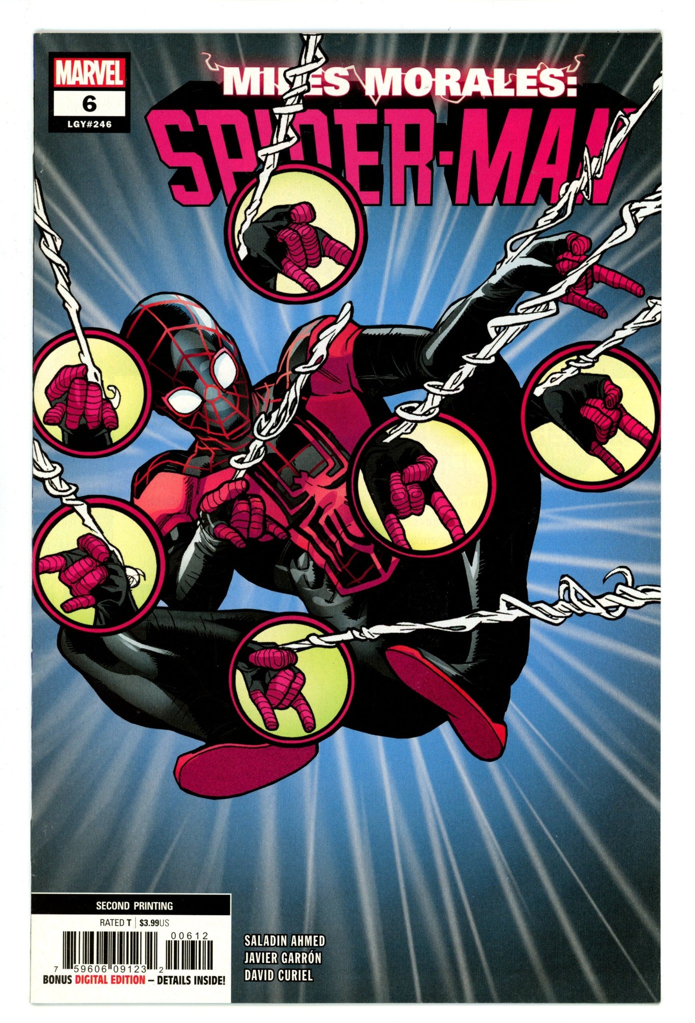 Miles Morales: Spider-Man Vol 1 6 (246) VF (8.0) (2019) 2nd Print 