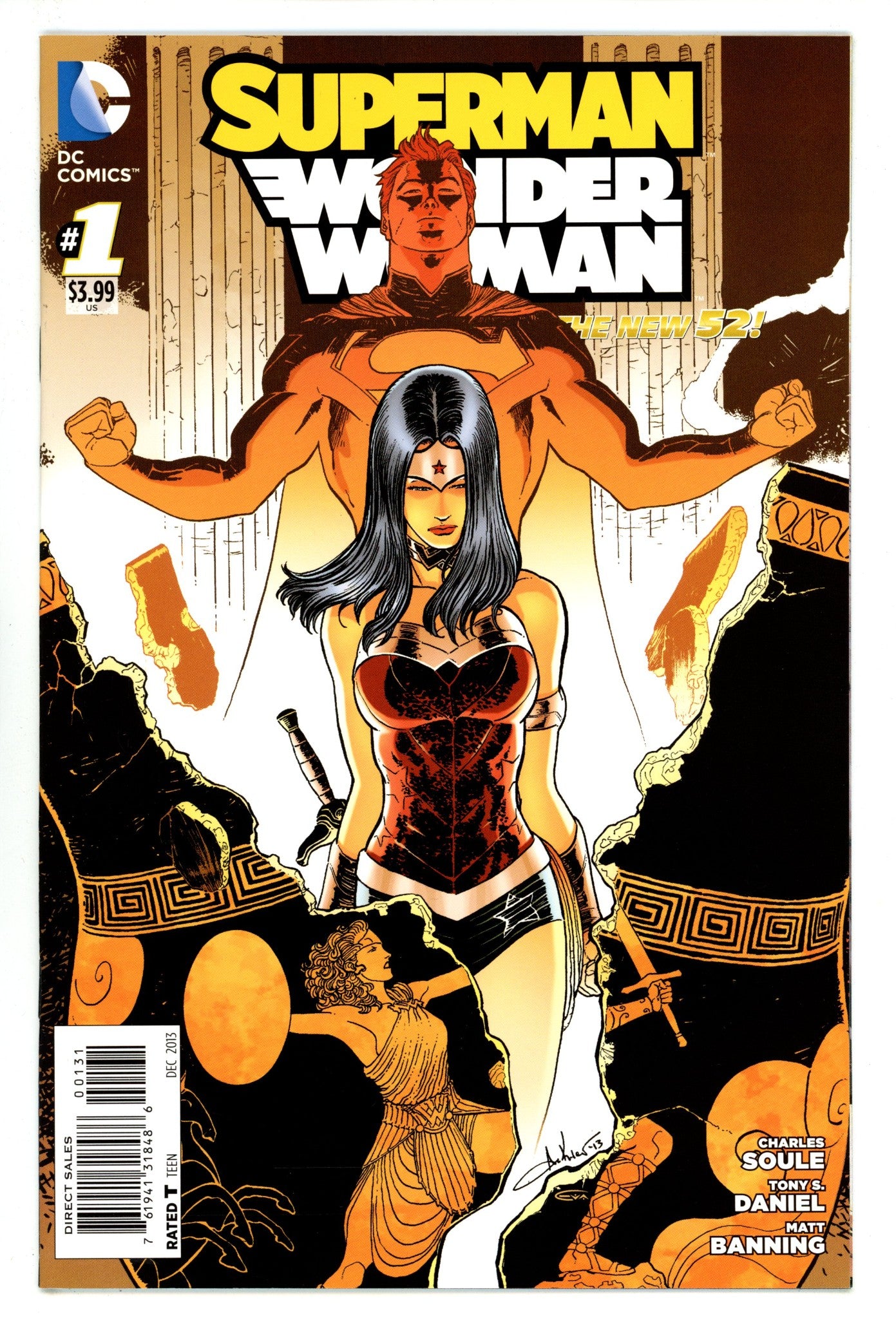 Superman / Wonder Woman 1 High Grade (2013) Kuder Incentive Variant 