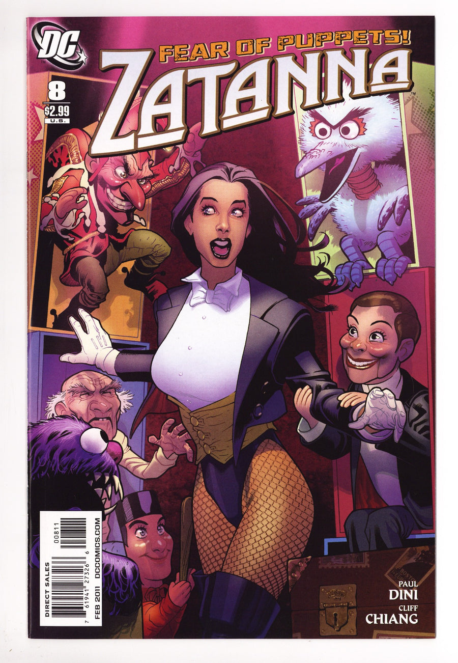 Zatanna Vol 2 8 NM- (9.2) (2011) 